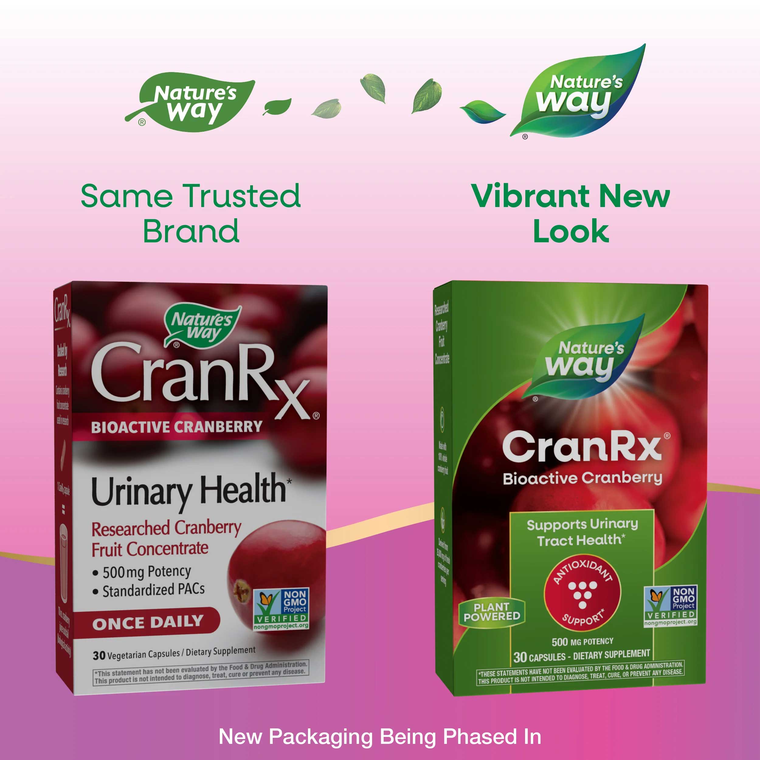 Nature's Way CranRx New Look