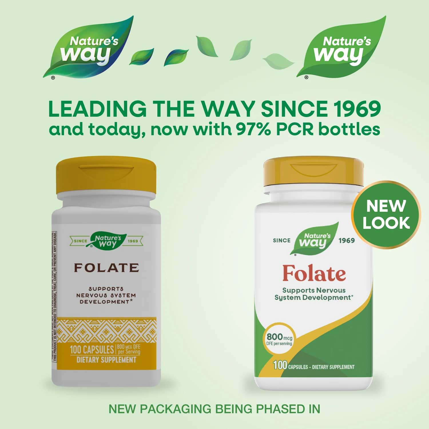 Nature's Way Folic Acid / Folate New Look