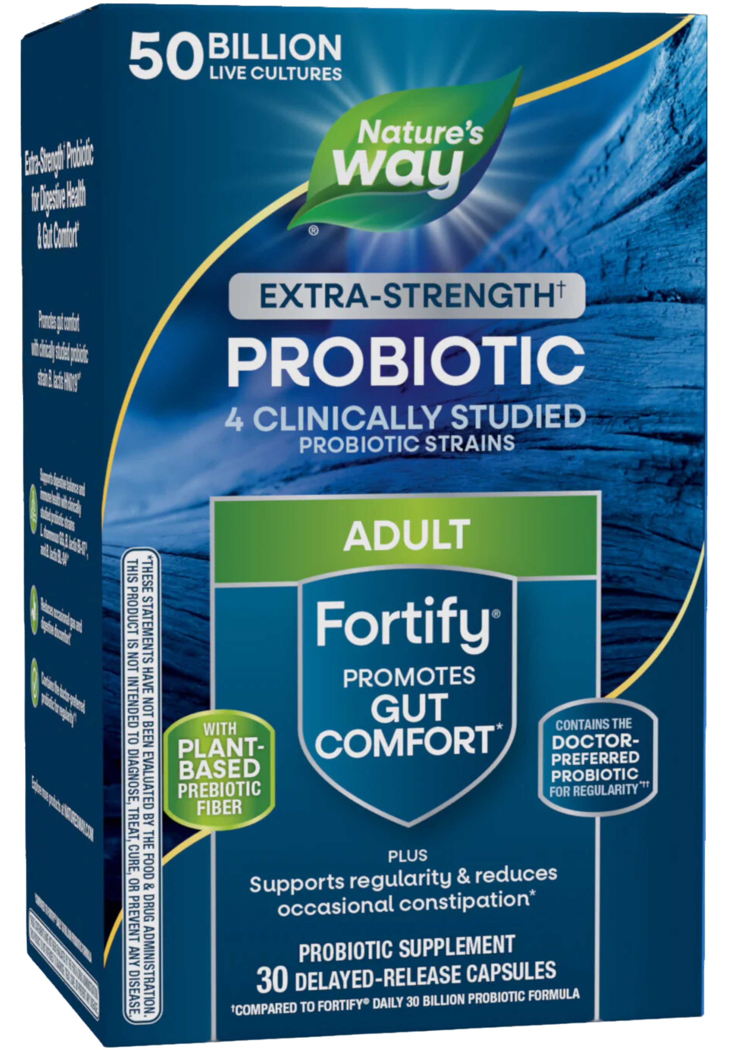 Nature's Way Fortify Adult 50 Billion Extra-Strength Probiotic
