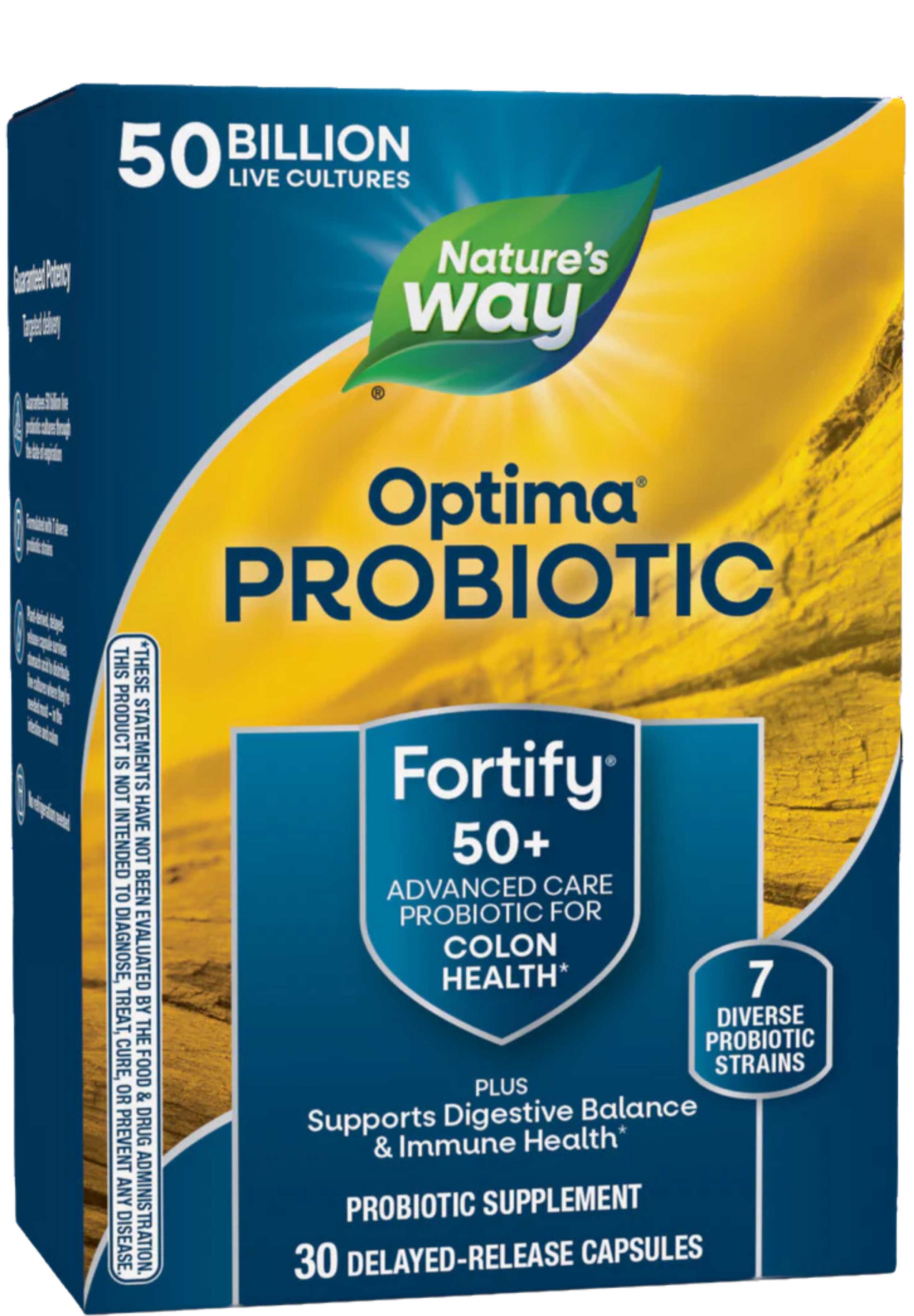 Nature's Way Fortify Optima Adult 50+ 50 Billion Probiotic