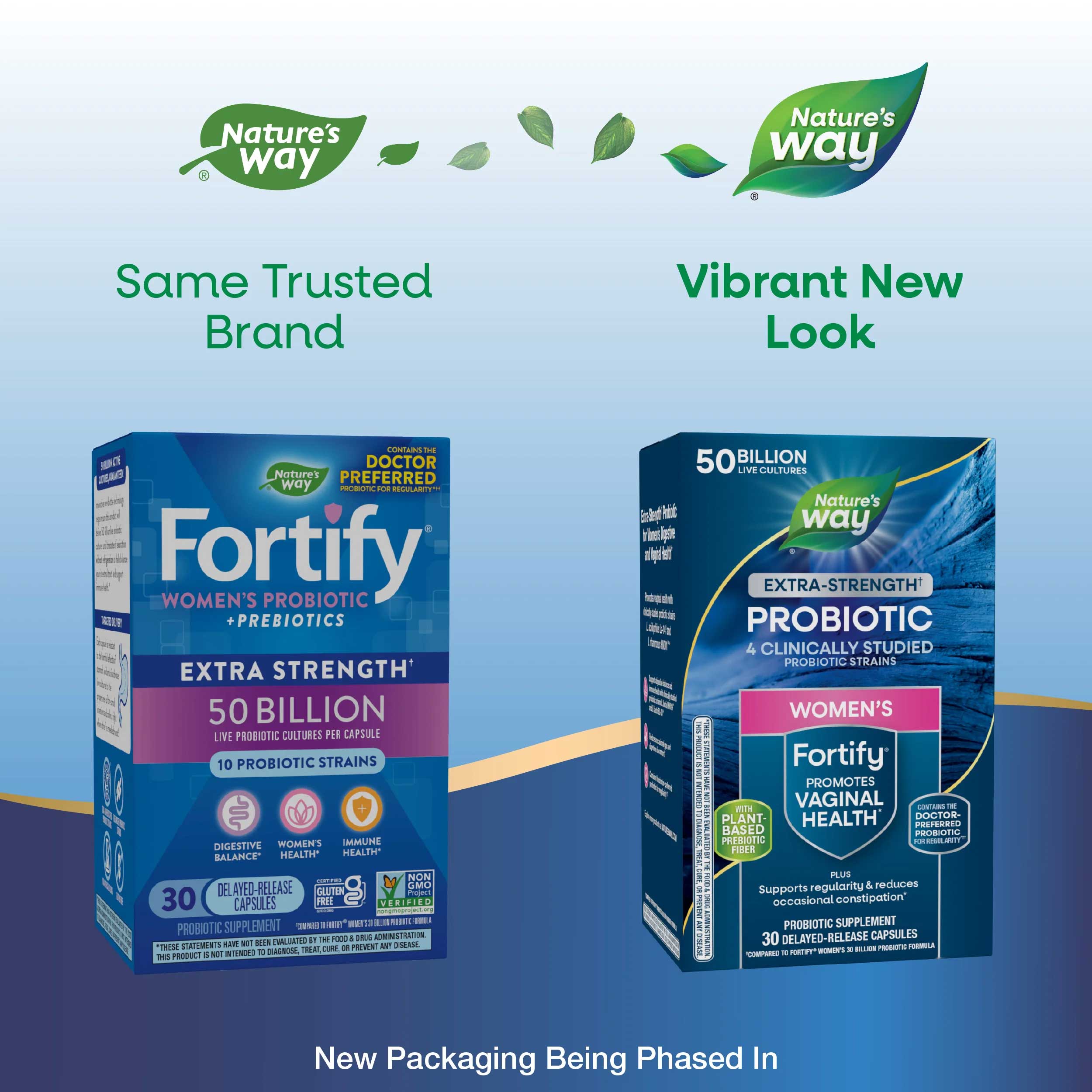 Nature's Way Fortify Women's 50 Billion Extra-Strength Probiotic New Look