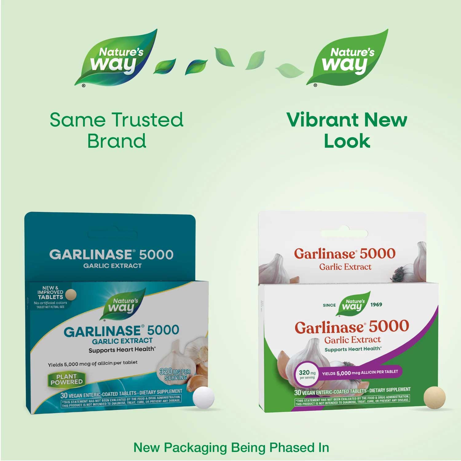 Nature's Way Garlinase 5000 New Look