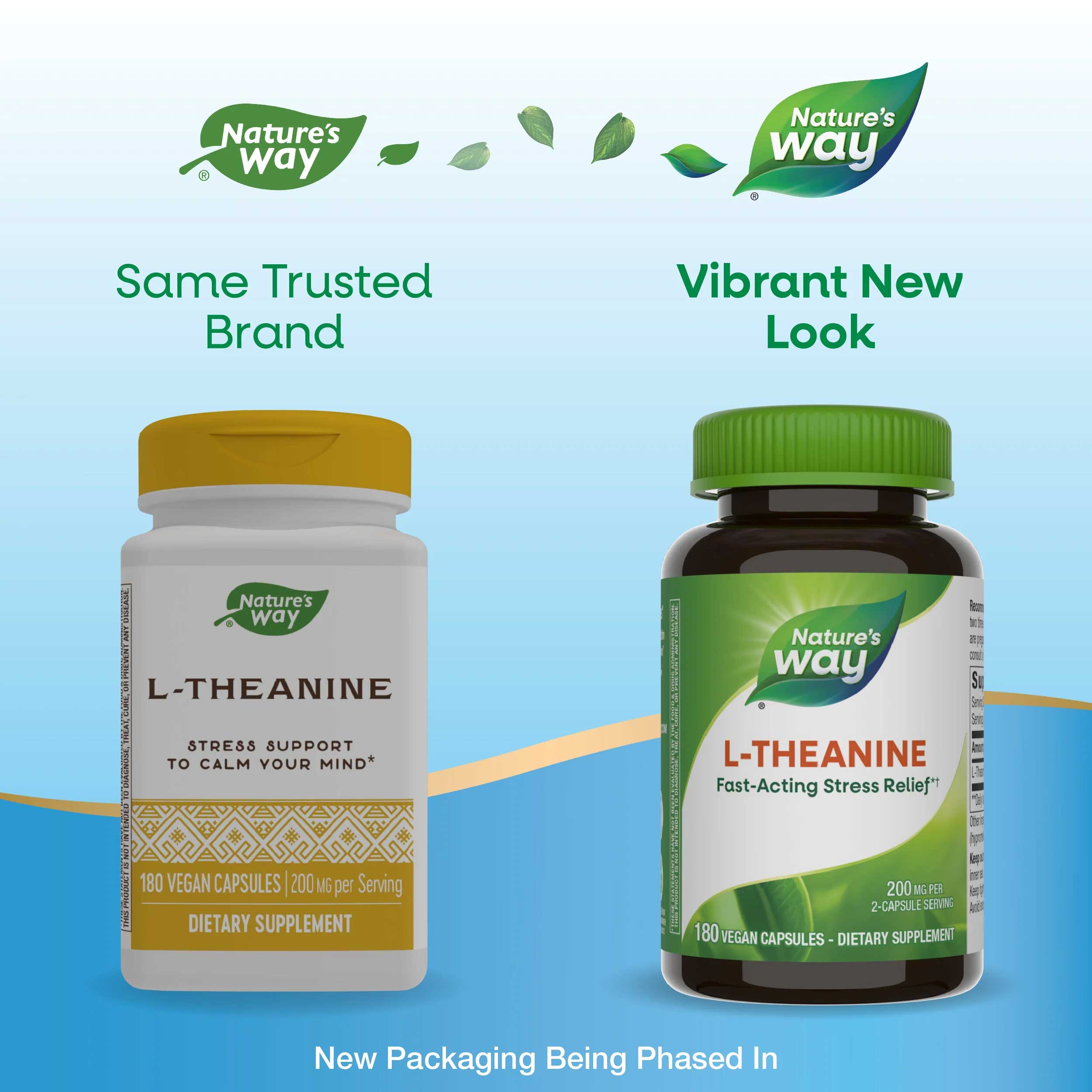 Nature's Way L-Theanine (Formerly Enzymatic Therapy L-Theanine) New Look