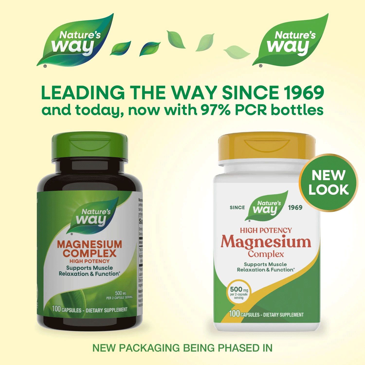 Nature's Way Magnesium Complex High Potency New Look