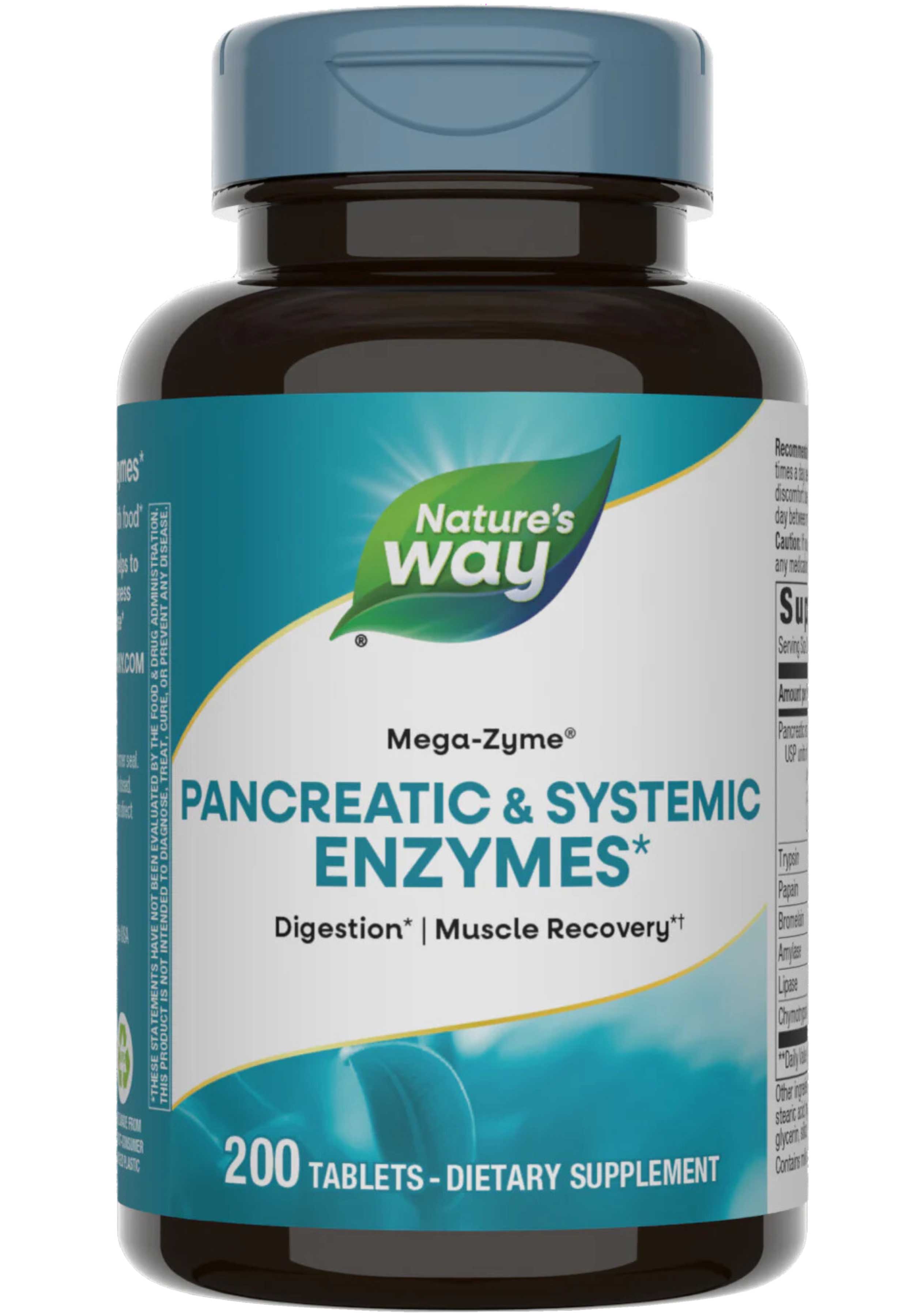 Nature's Way Mega-Zyme Pancreatic & Systemic Enzymes