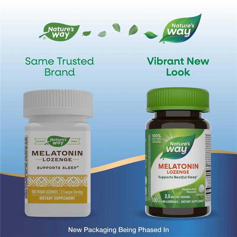 Nature's Way Melatonin Lozenge New Look