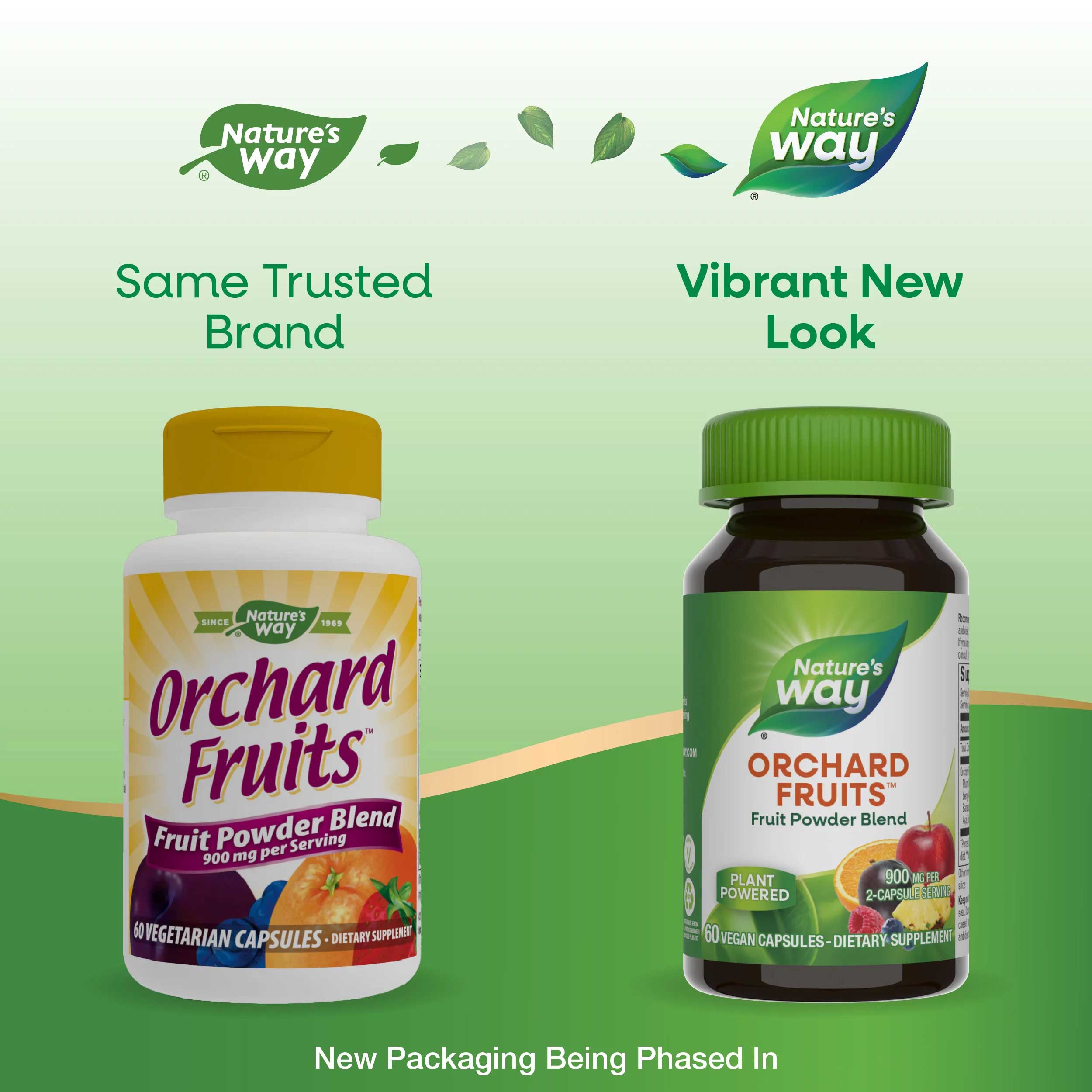 Nature's Way Orchard Fruits New Look