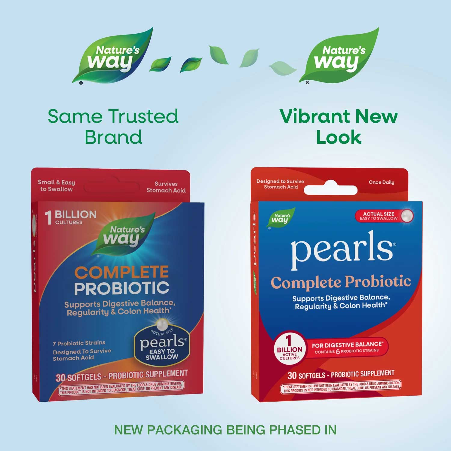 Nature's Way Pearls Complete Probiotic New Look
