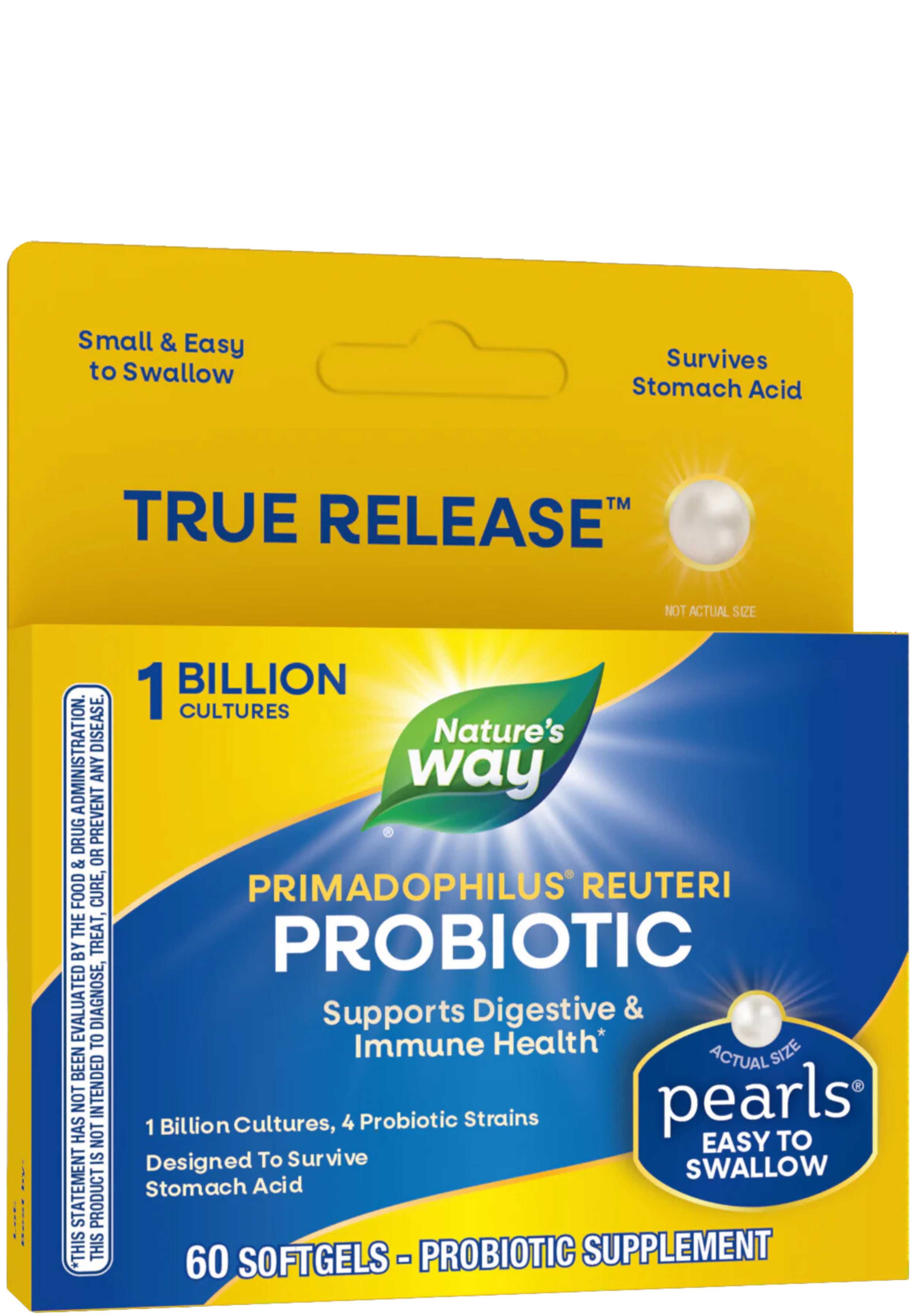 Nature's Way Primadophilus Reuteri Pearls Probiotic