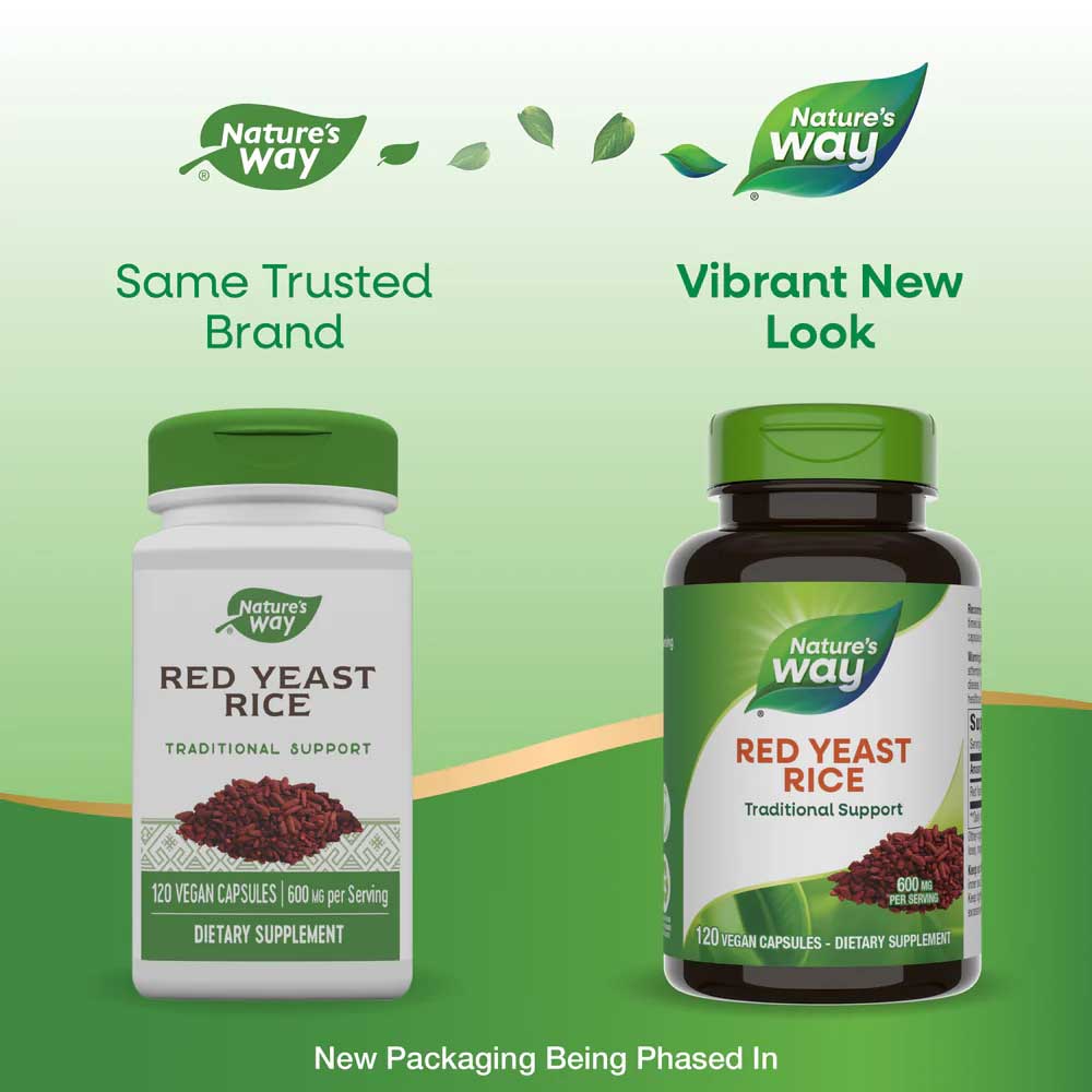 Nature's Way Red Yeast Rice New Look