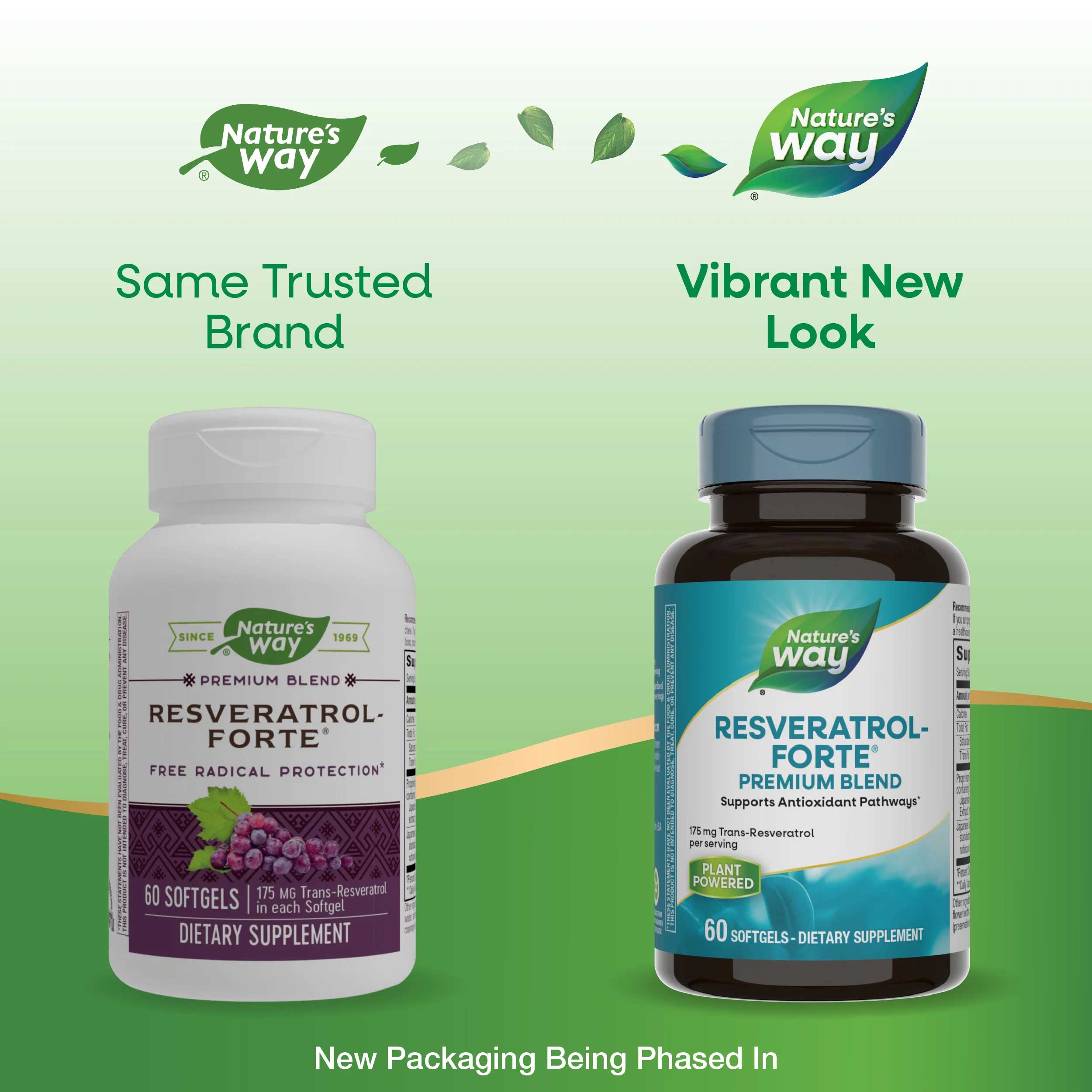 Nature's Way Resveratrol-Forte (Formerly High Potency) New Look