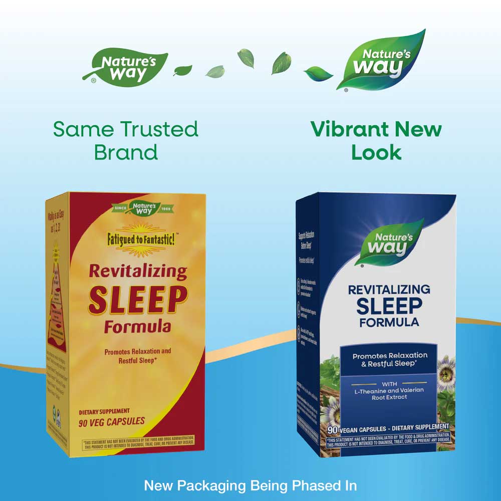 Nature's Way Revitalizing Sleep Formula New Look
