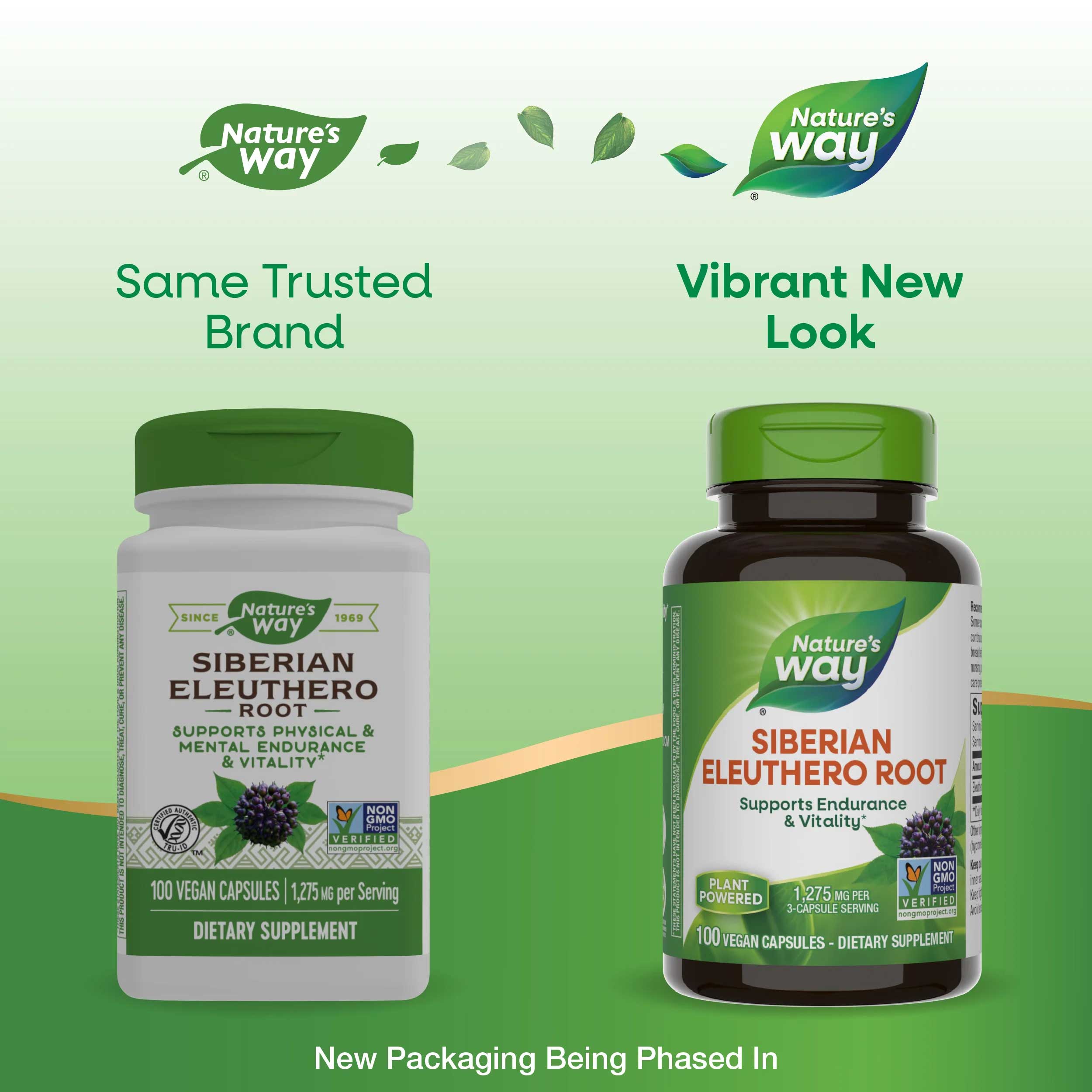 Nature's Way Siberian Eleuthero Root New Look