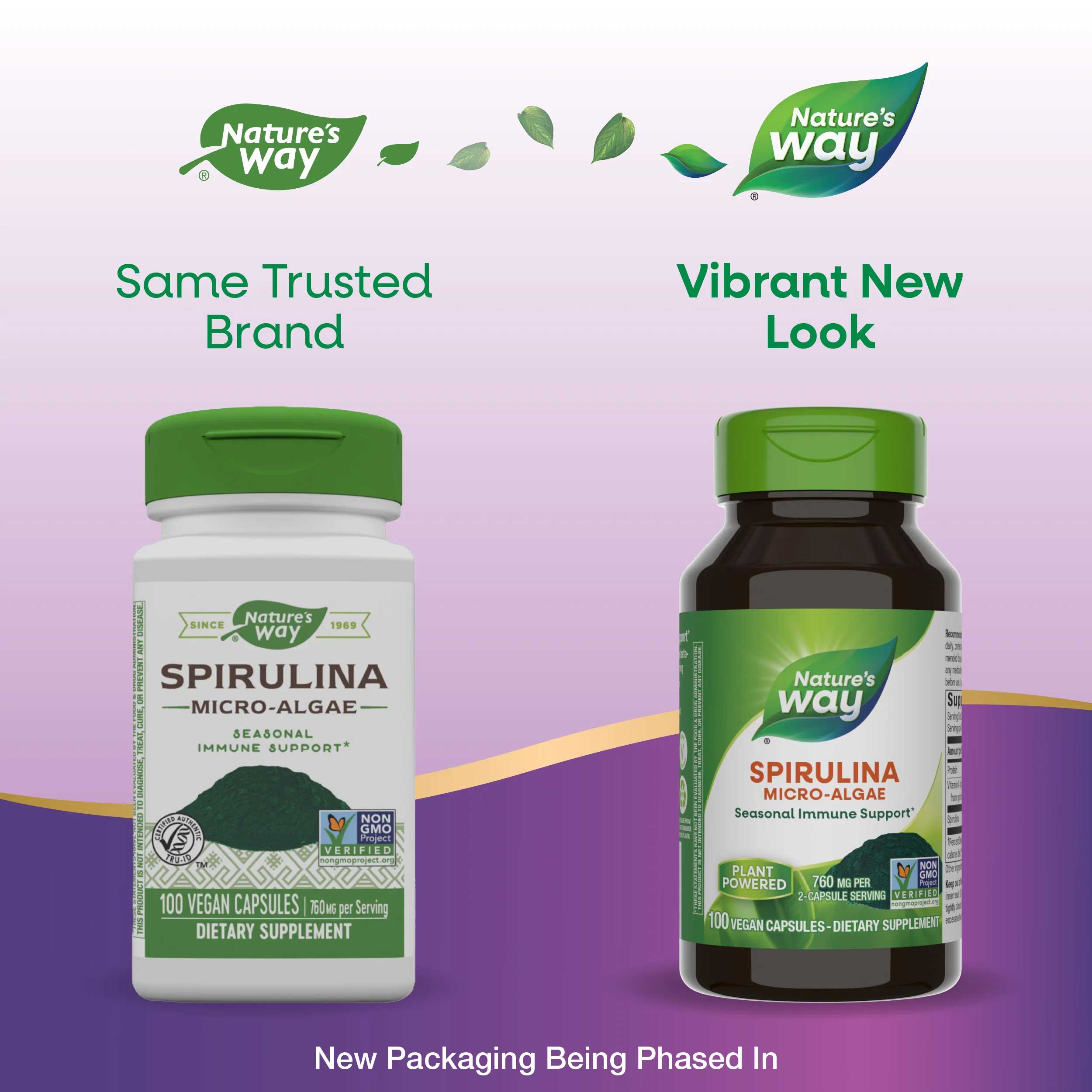 Nature's Way Spirulina Micro-Algae New Look
