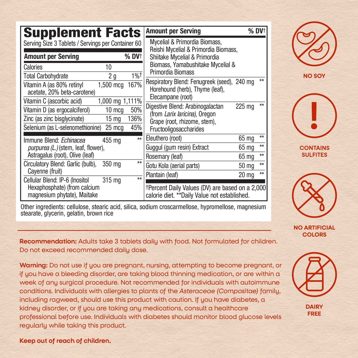 Nature's Way SystemWell Ultimate Immune Ingredients