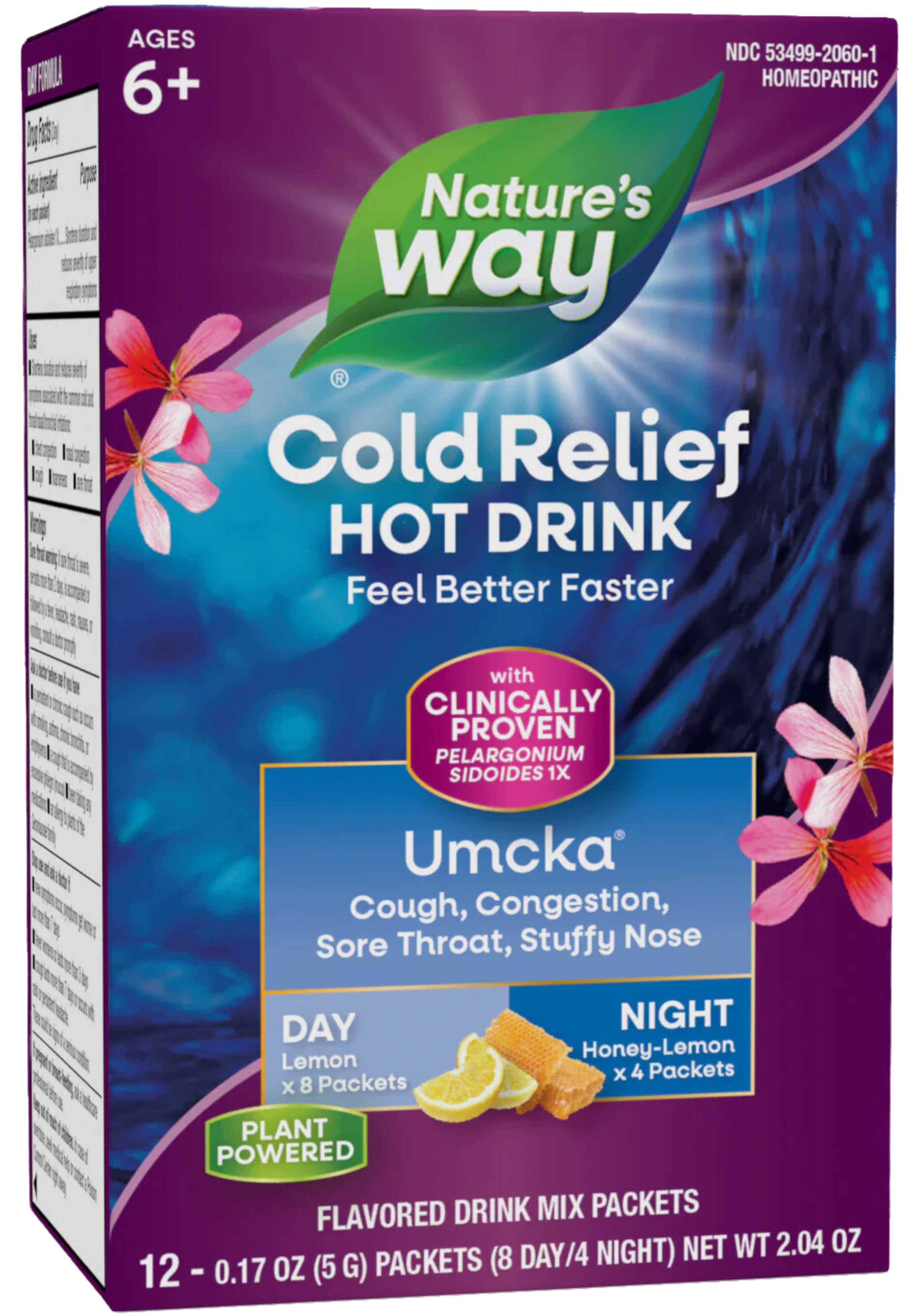 Nature's Way Umcka Cold Relief Hot Drink Day + Night