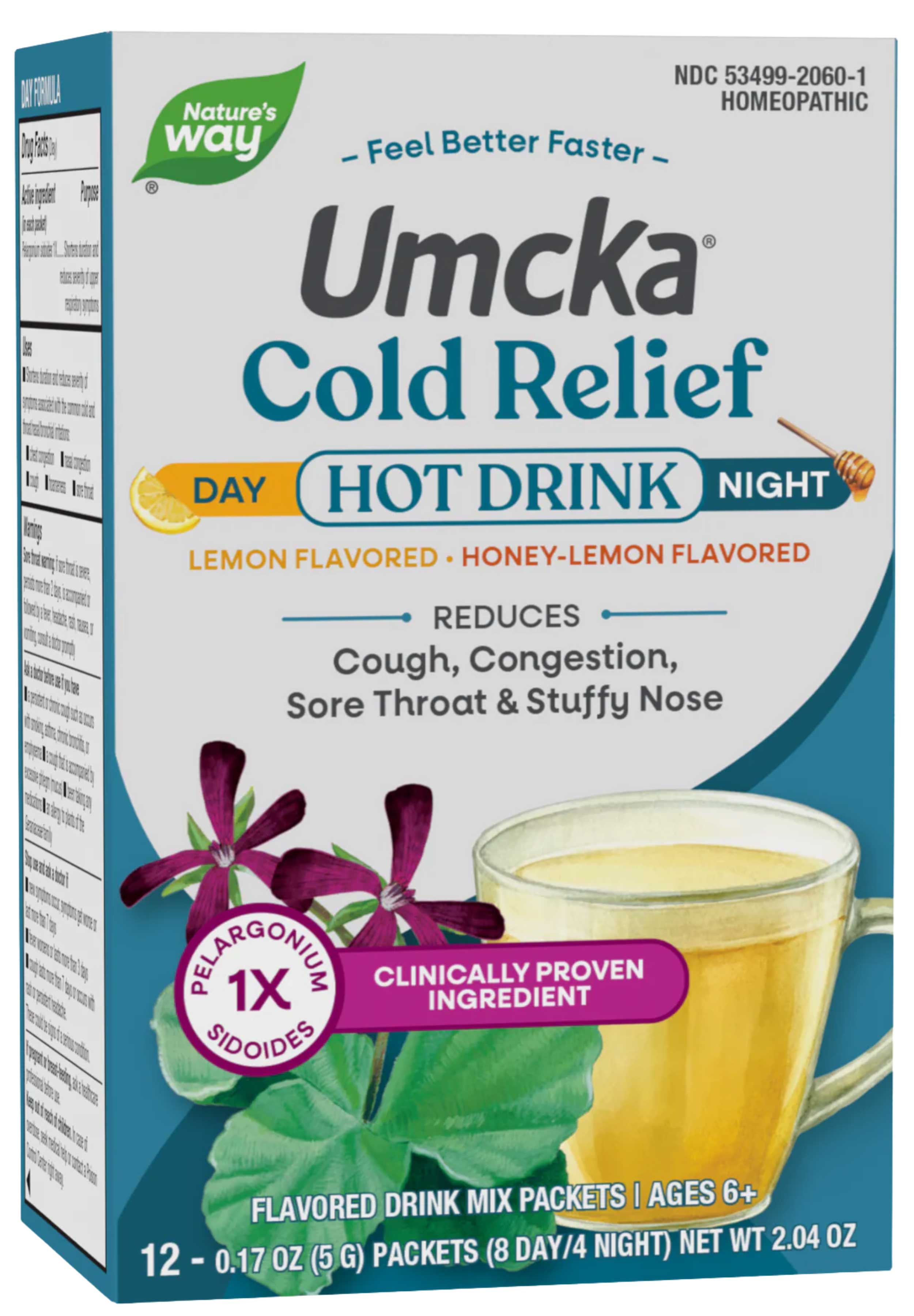 Nature's Way Umcka Cold Relief Hot Drink Day + Night