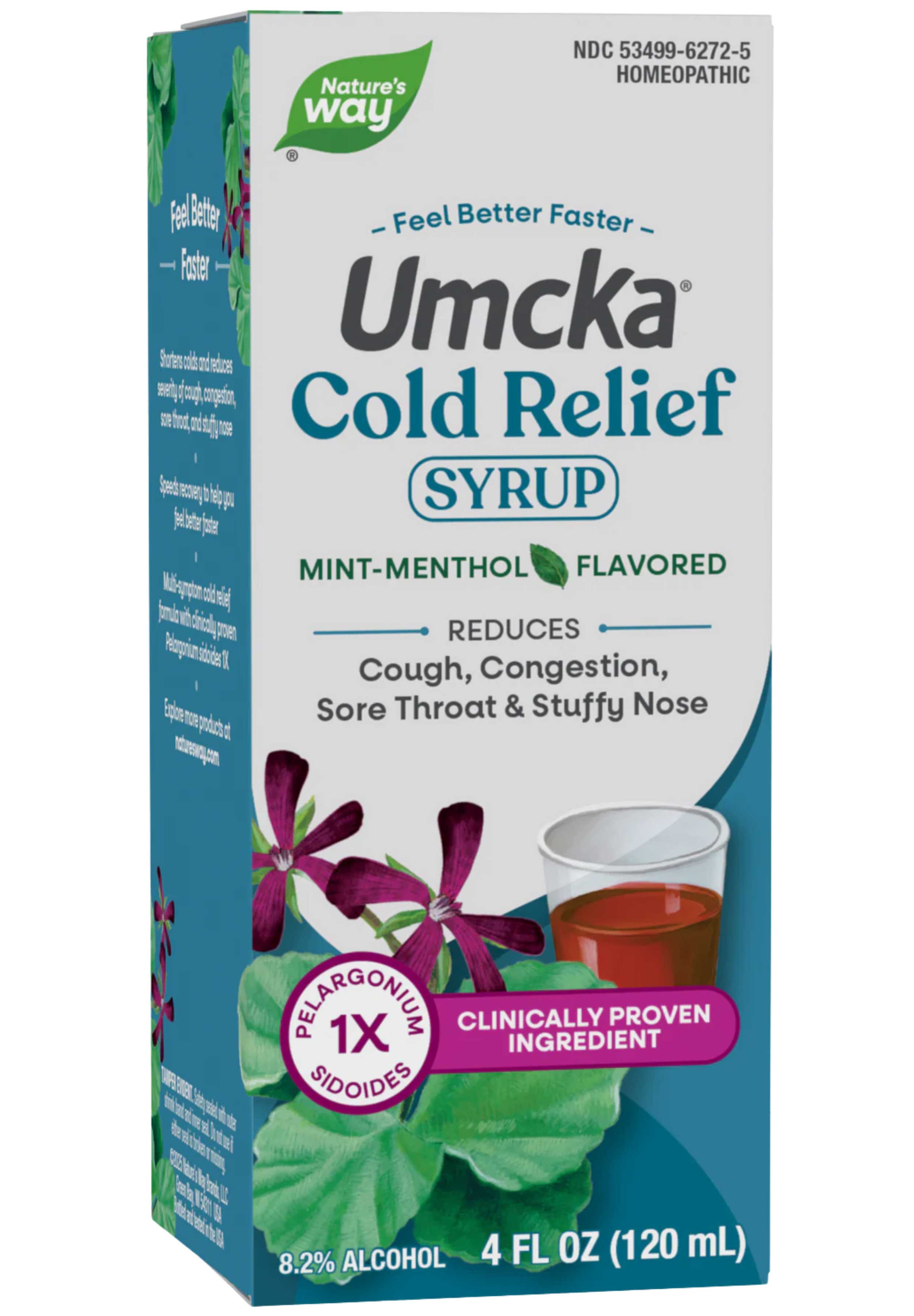 Nature's Way Umcka Cold Relief Syrup Mint-Menthol
