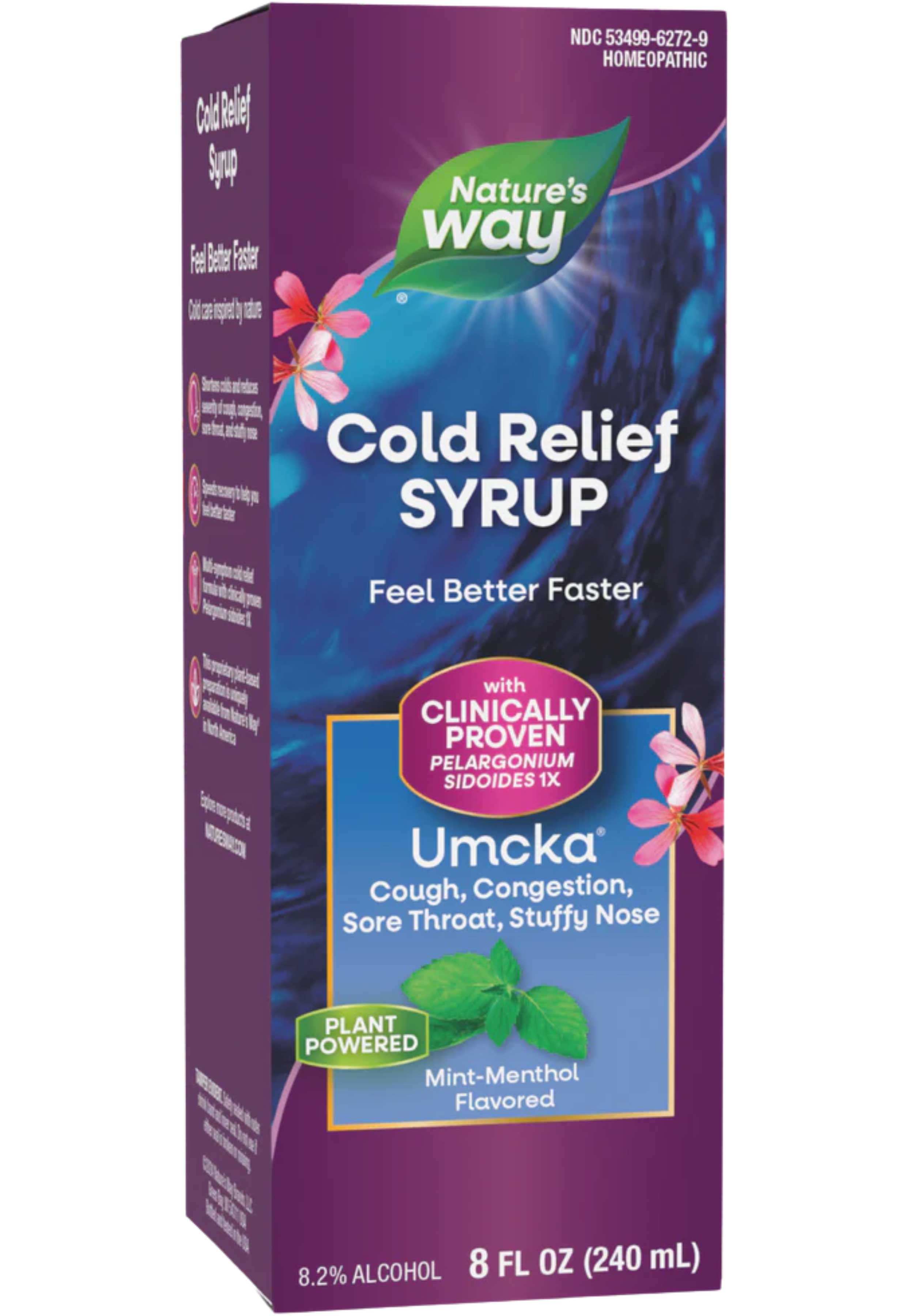 Nature's Way Umcka Cold Relief Syrup Mint-Menthol