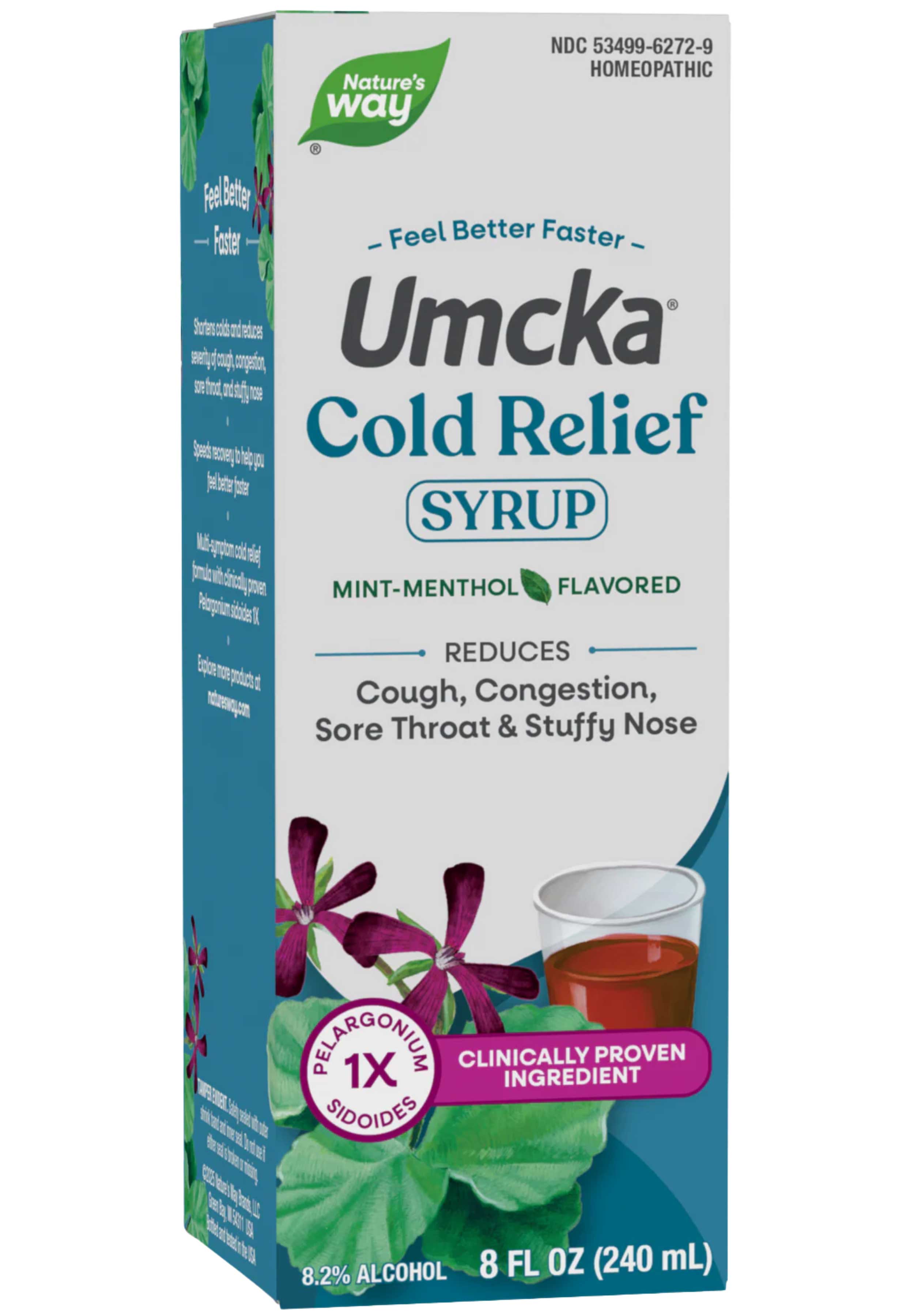 Nature's Way Umcka Cold Relief Syrup Mint-Menthol