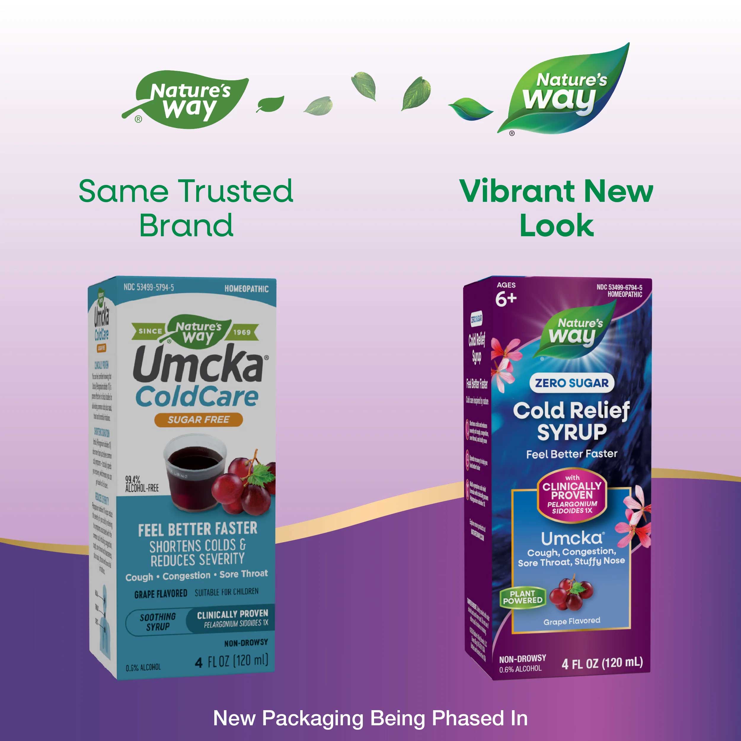 Nature's Way Umcka Zero Sugar Cold Relief Syrup New Look