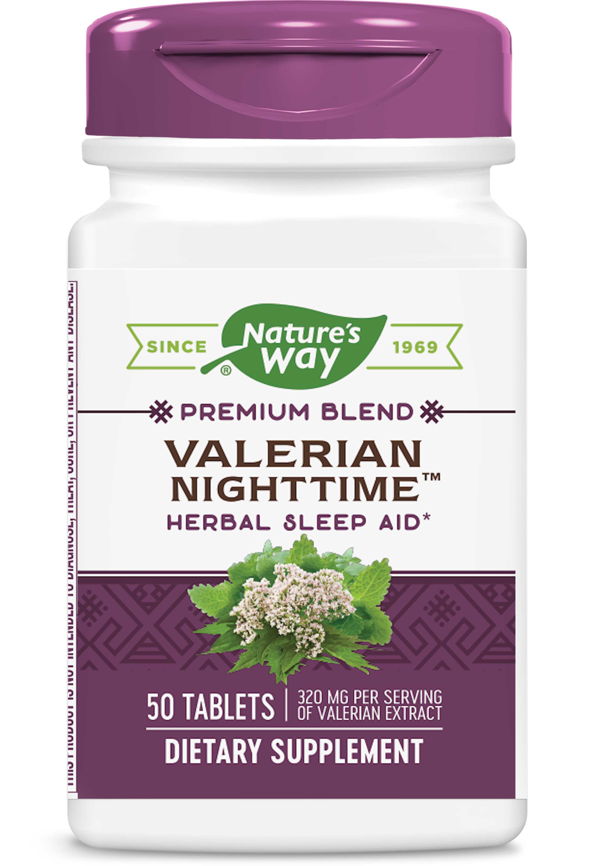 Nature's Way Valerian Nighttime Herbal Sleep Aid Premium Blend