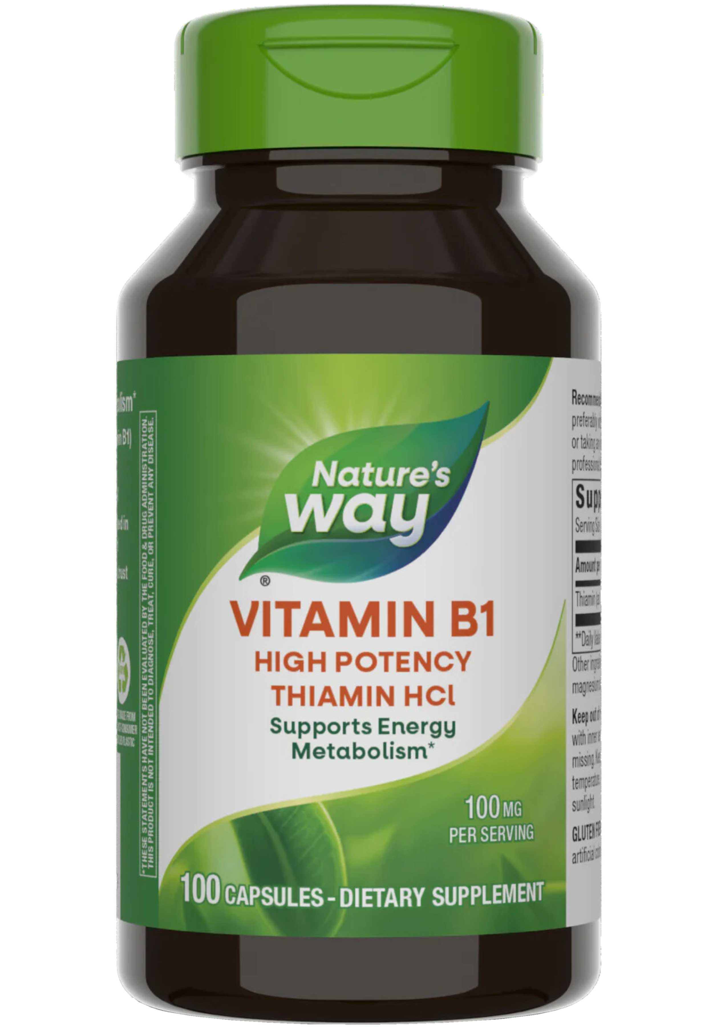 Nature's Way Vitamin B1 High Potency Thiamin HCl