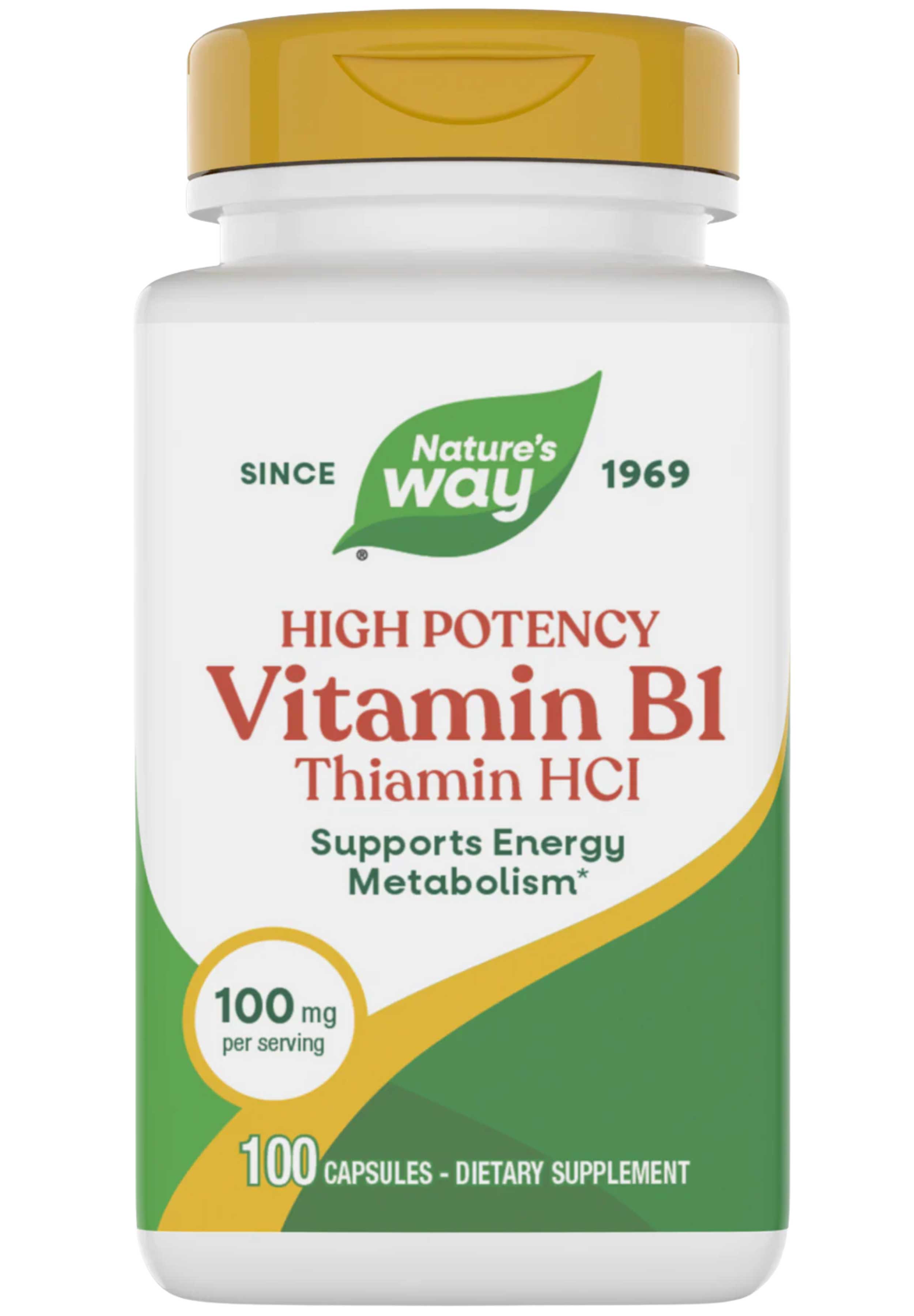 Nature's Way Vitamin B1 High Potency Thiamin HCl