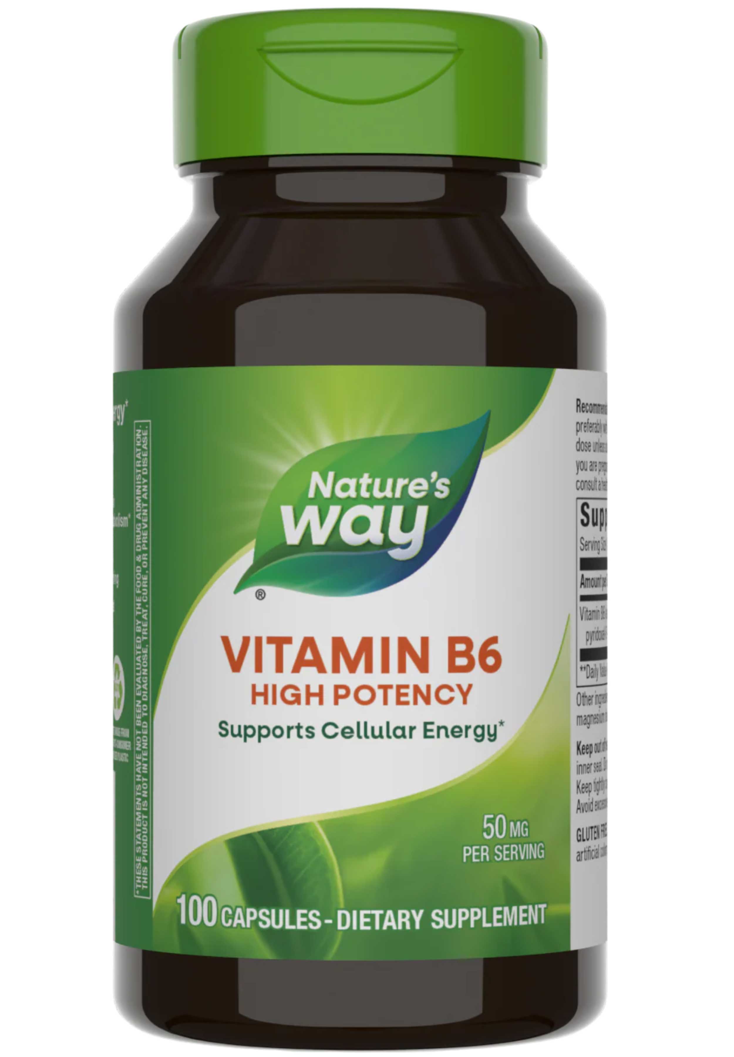 Nature's Way Vitamin B6 50 mg