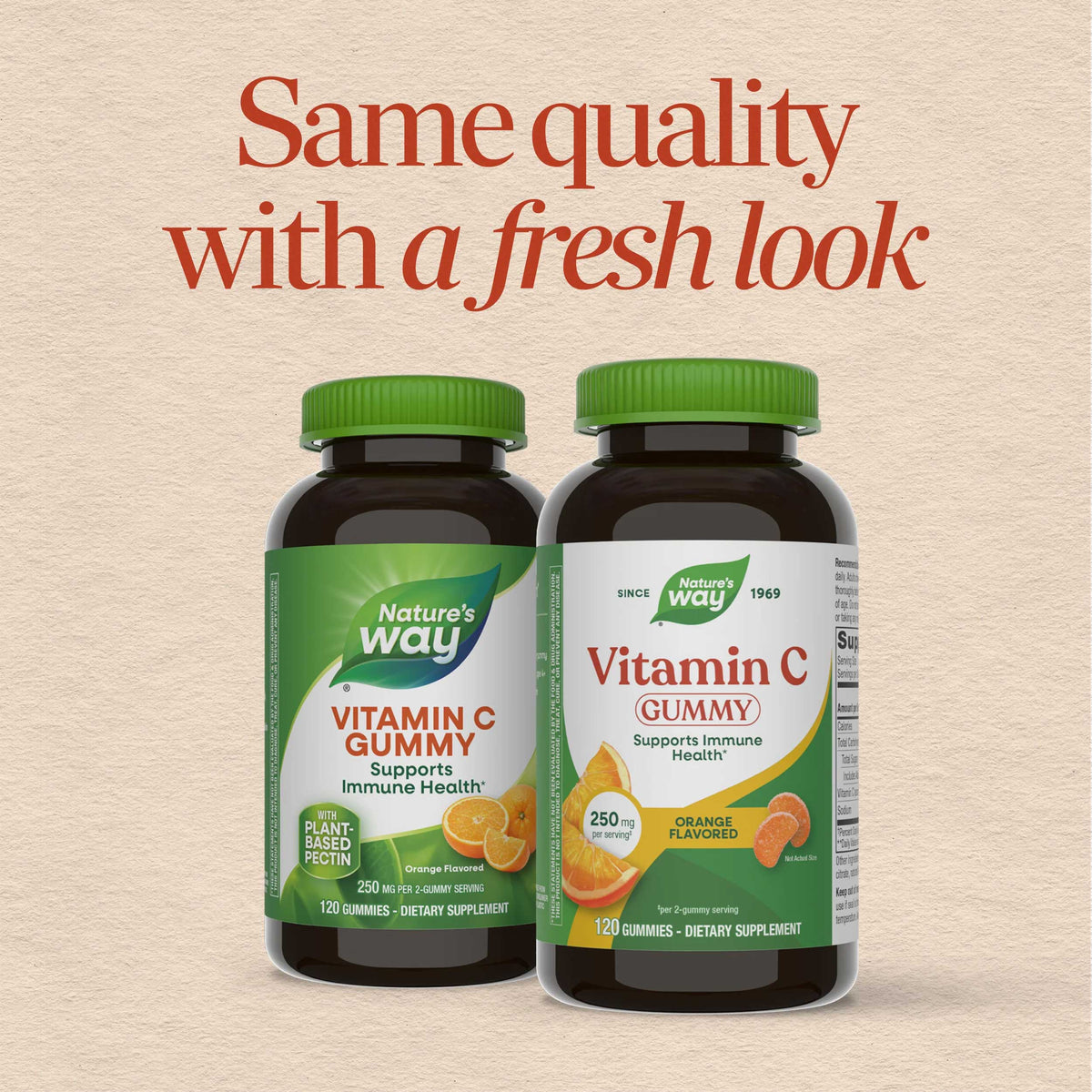 Nature's Way Vitamin C Gummy New Look
