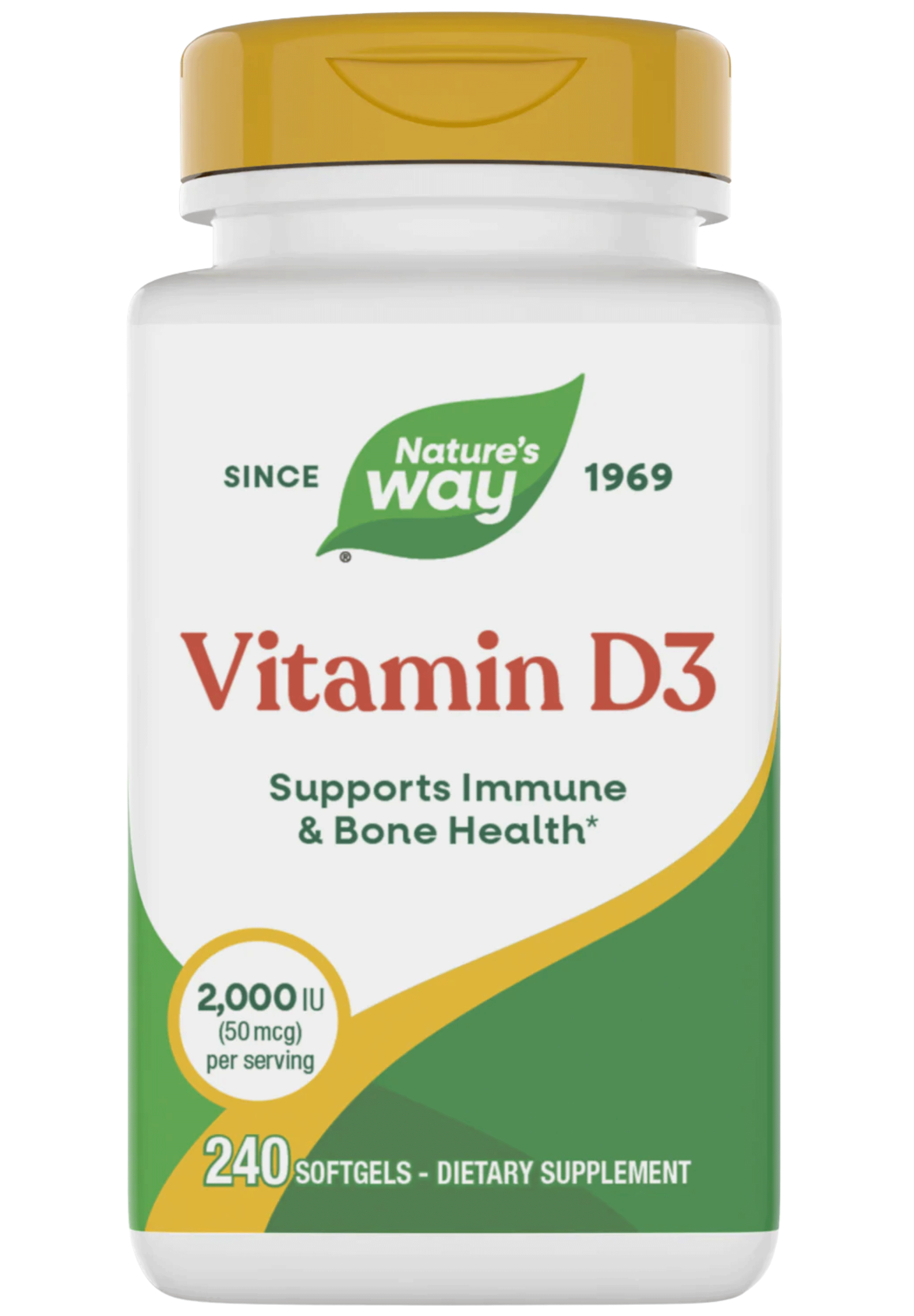 Nature's Way Vitamin D3 (Formerly Vitamin D3 Extra Strength)
