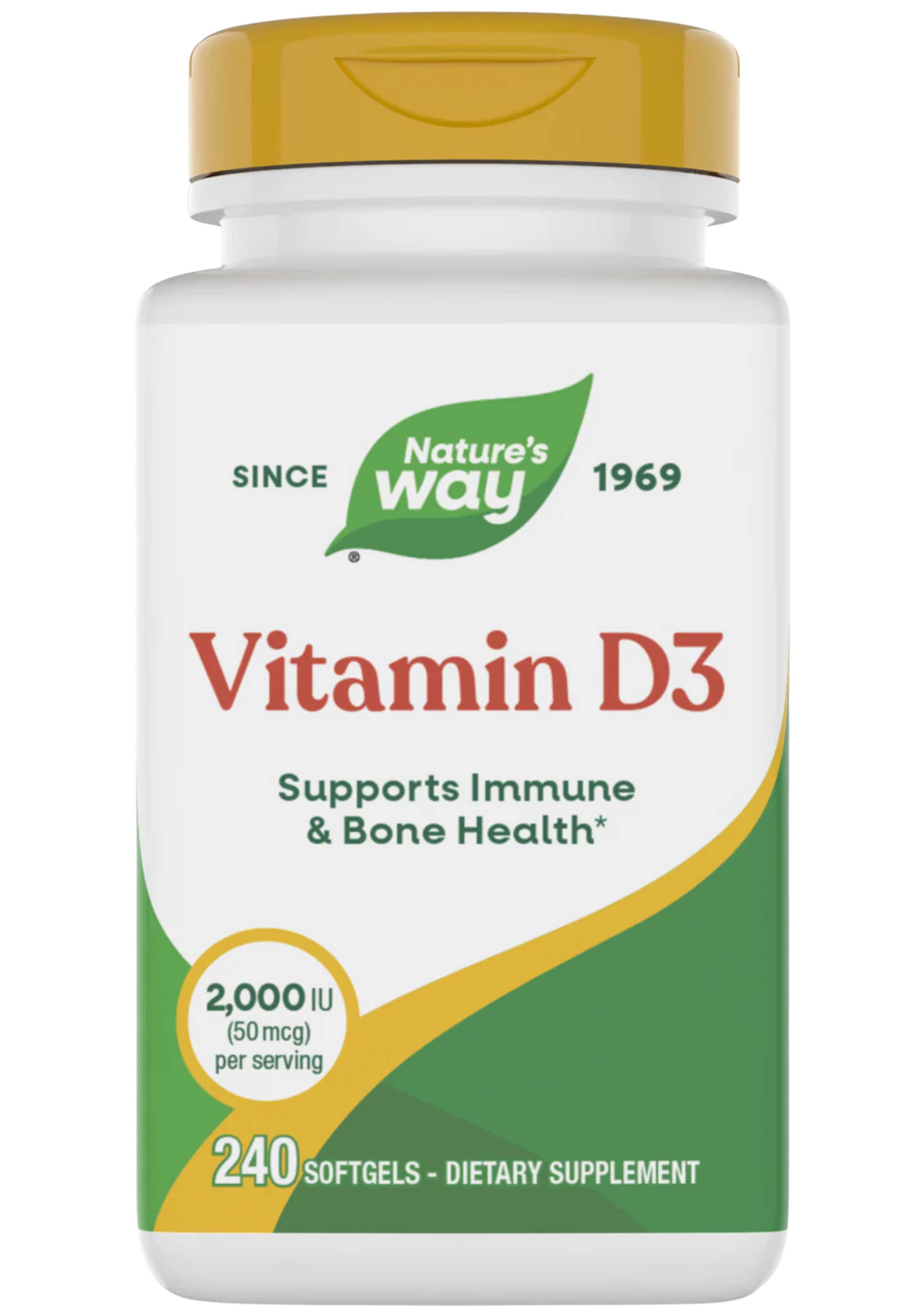 Nature's Way Vitamin D3 (Formerly Vitamin D3 Extra Strength)