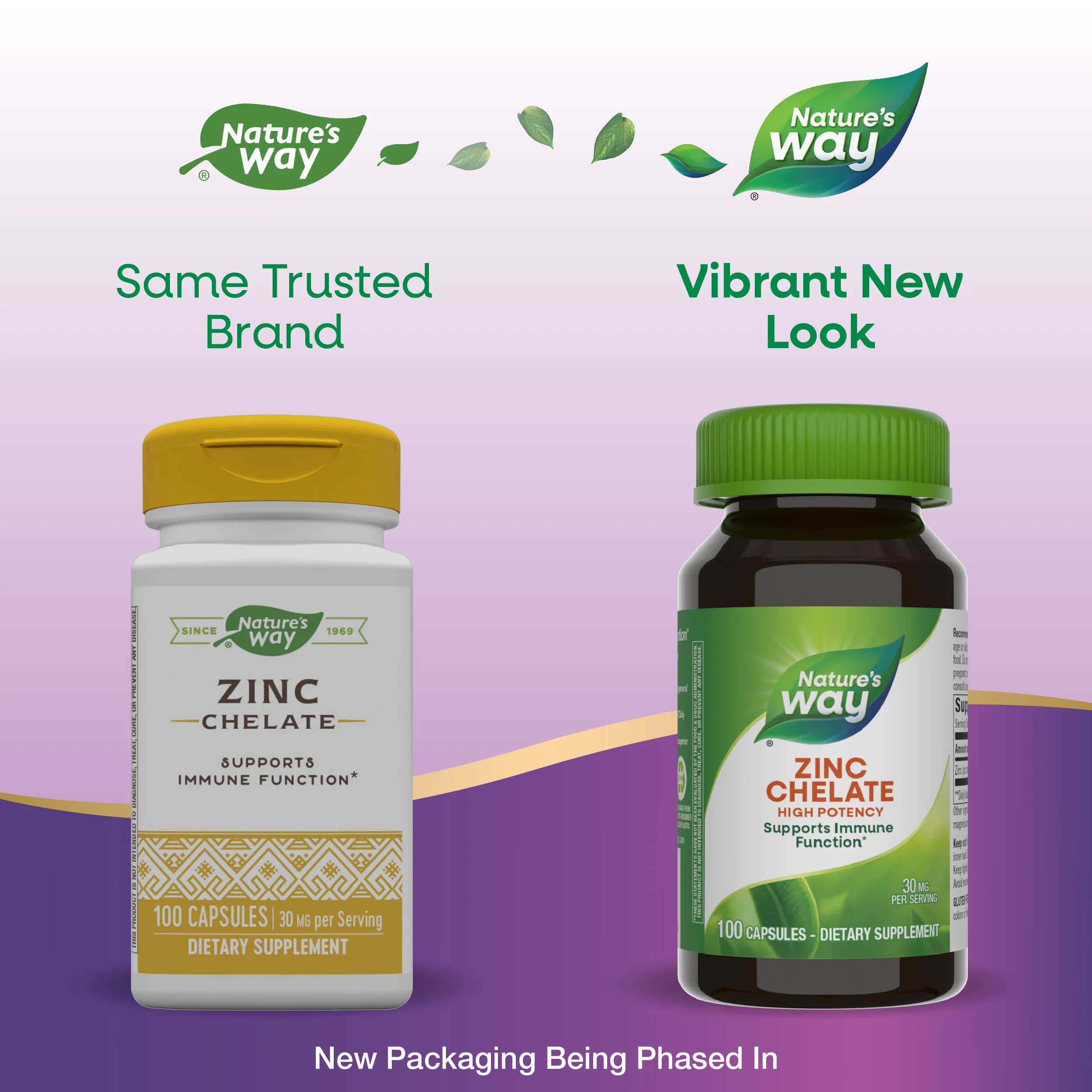 Nature's Way Zinc Chelate New Look