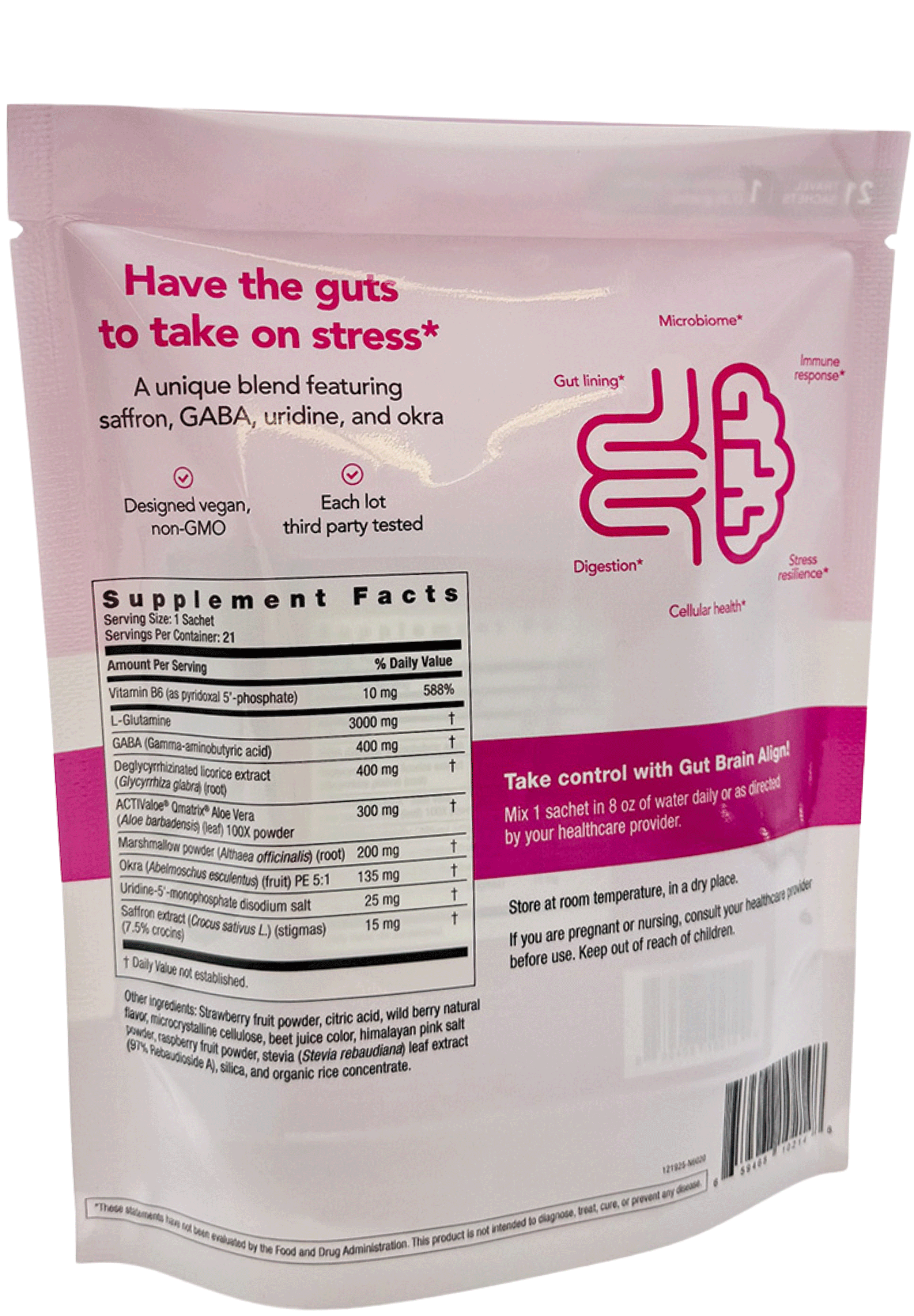 NeuroScience Gut Brain Align Ingredients