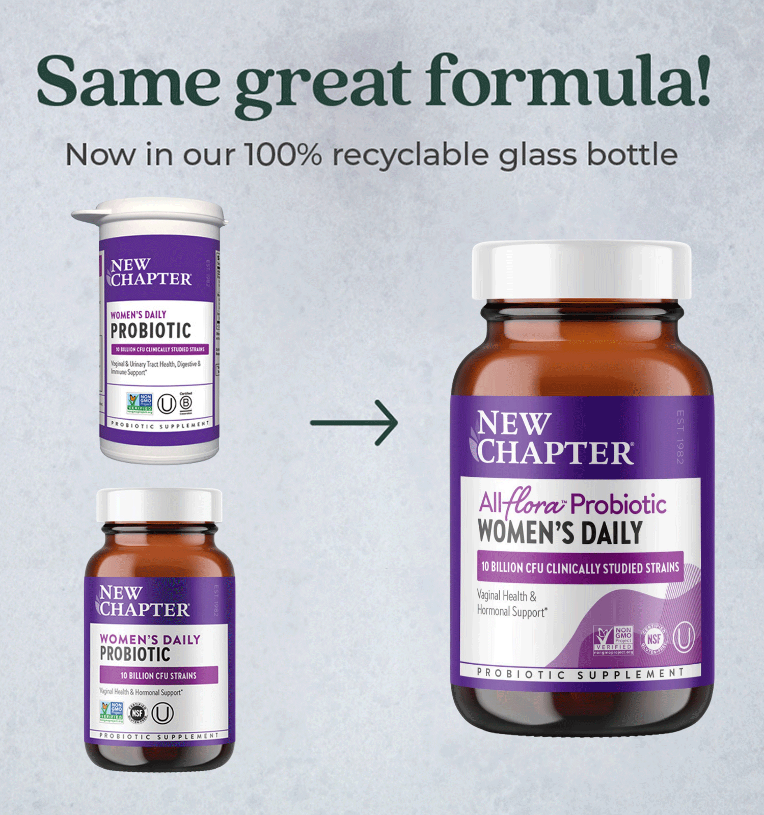 New Chapter All-Flora Probiotic Women's Daily New Look