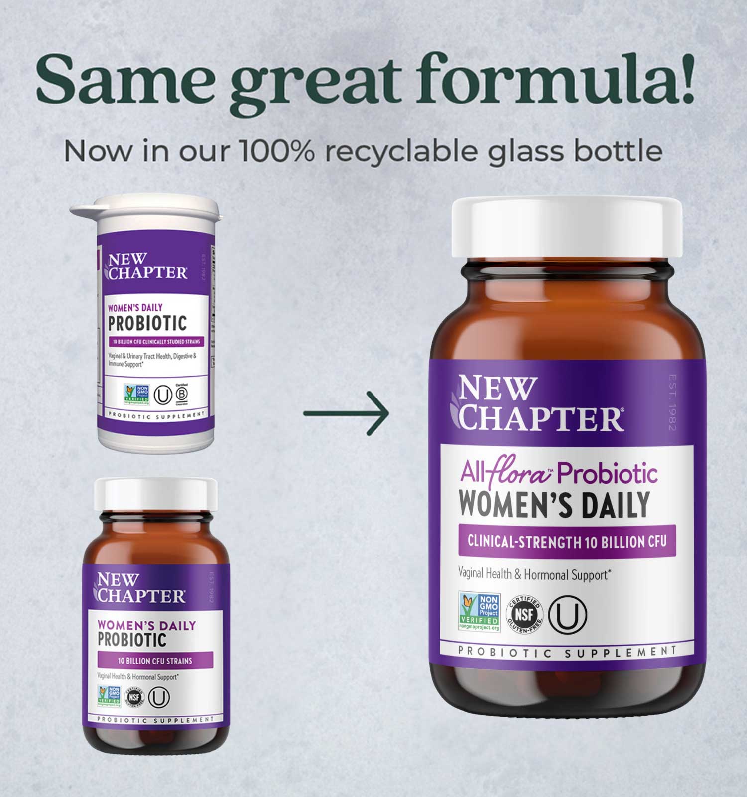 New Chapter All-Flora Probiotic Women's Daily (Formerly Women's Daily Probiotic) New Look