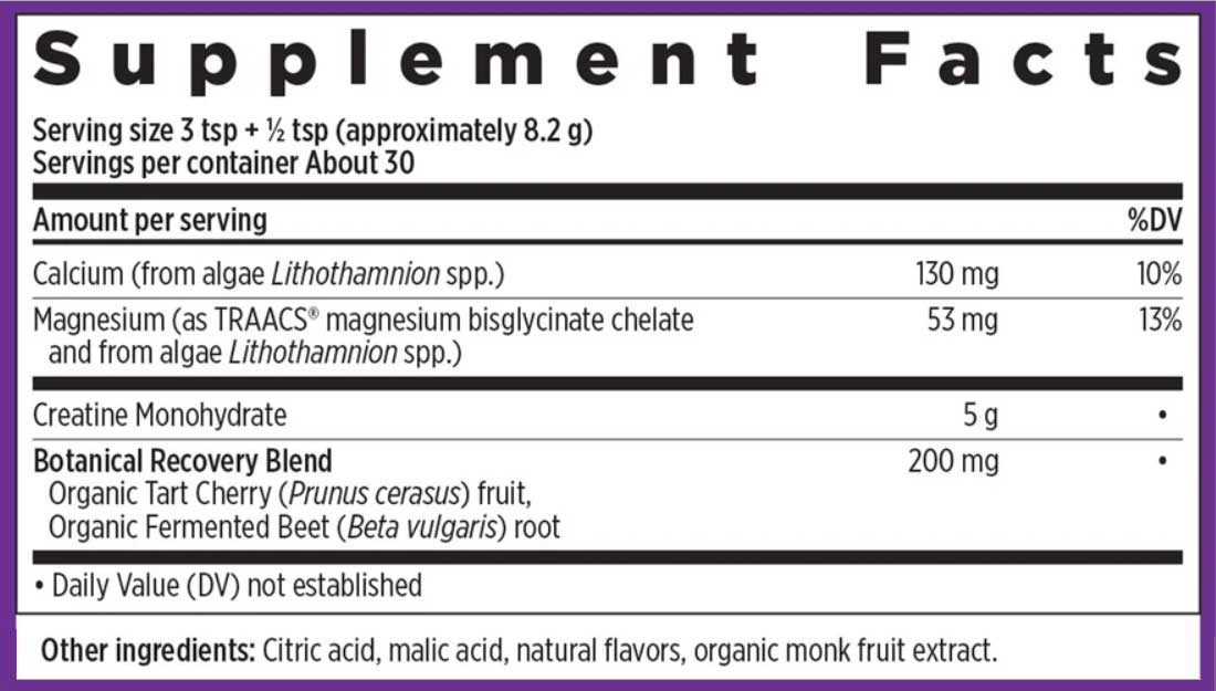New Chapter Creatine Complex Ingredients