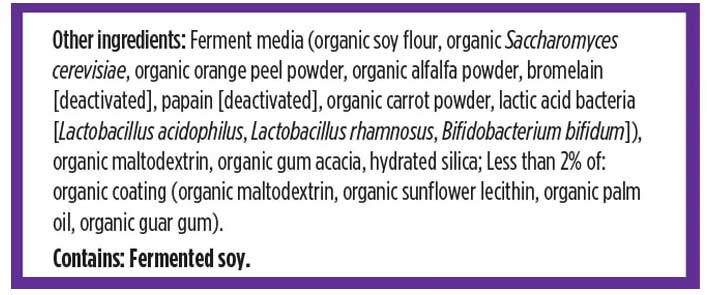 New Chapter Every Man's One Daily 40+ Multivitamin Ingredients