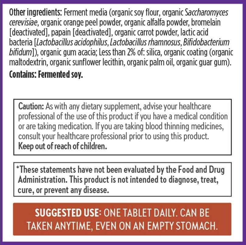 New Chapter Every Man's One Daily Multi Ingredients