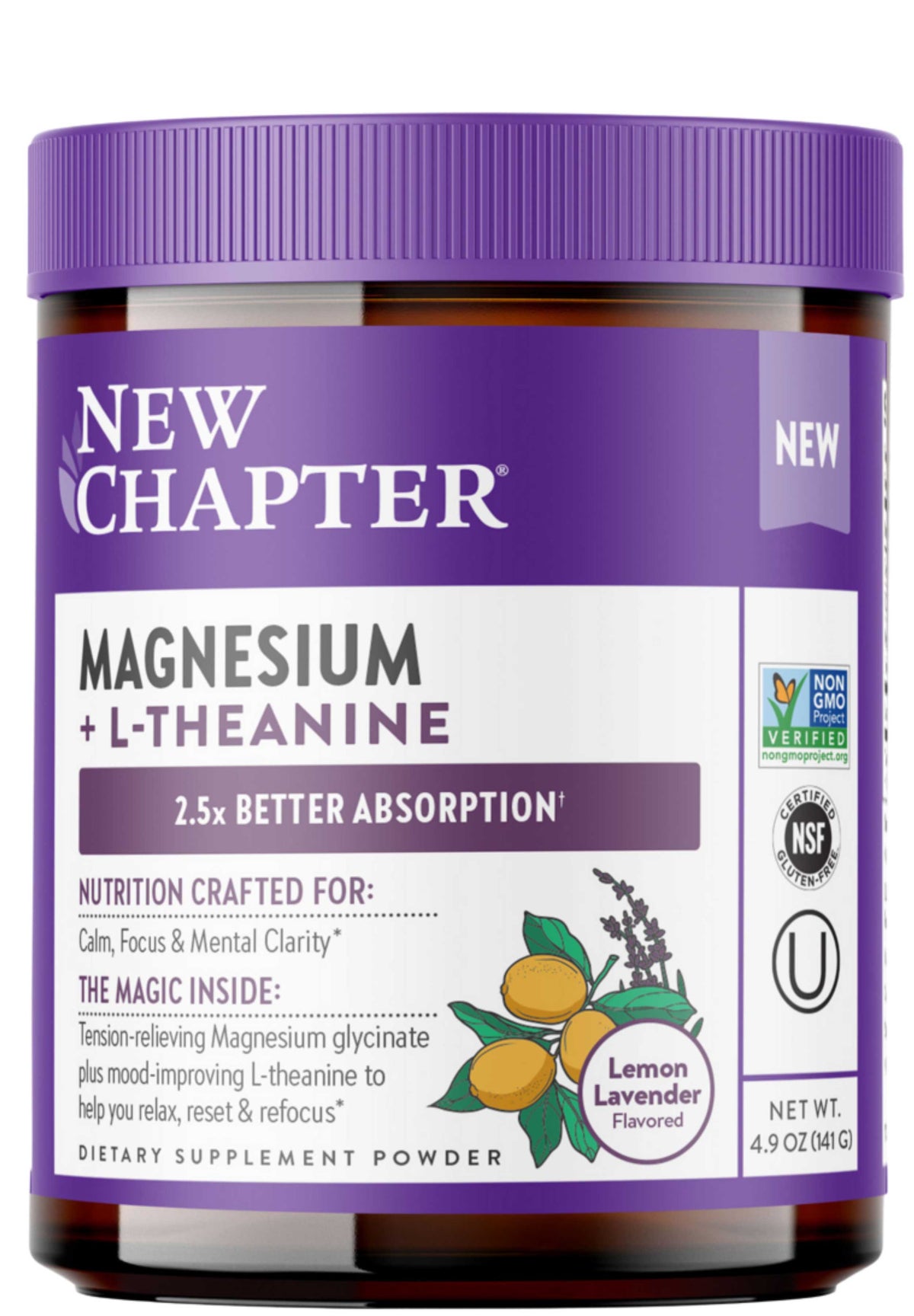 New Chapter Magnesium + L-Theanine