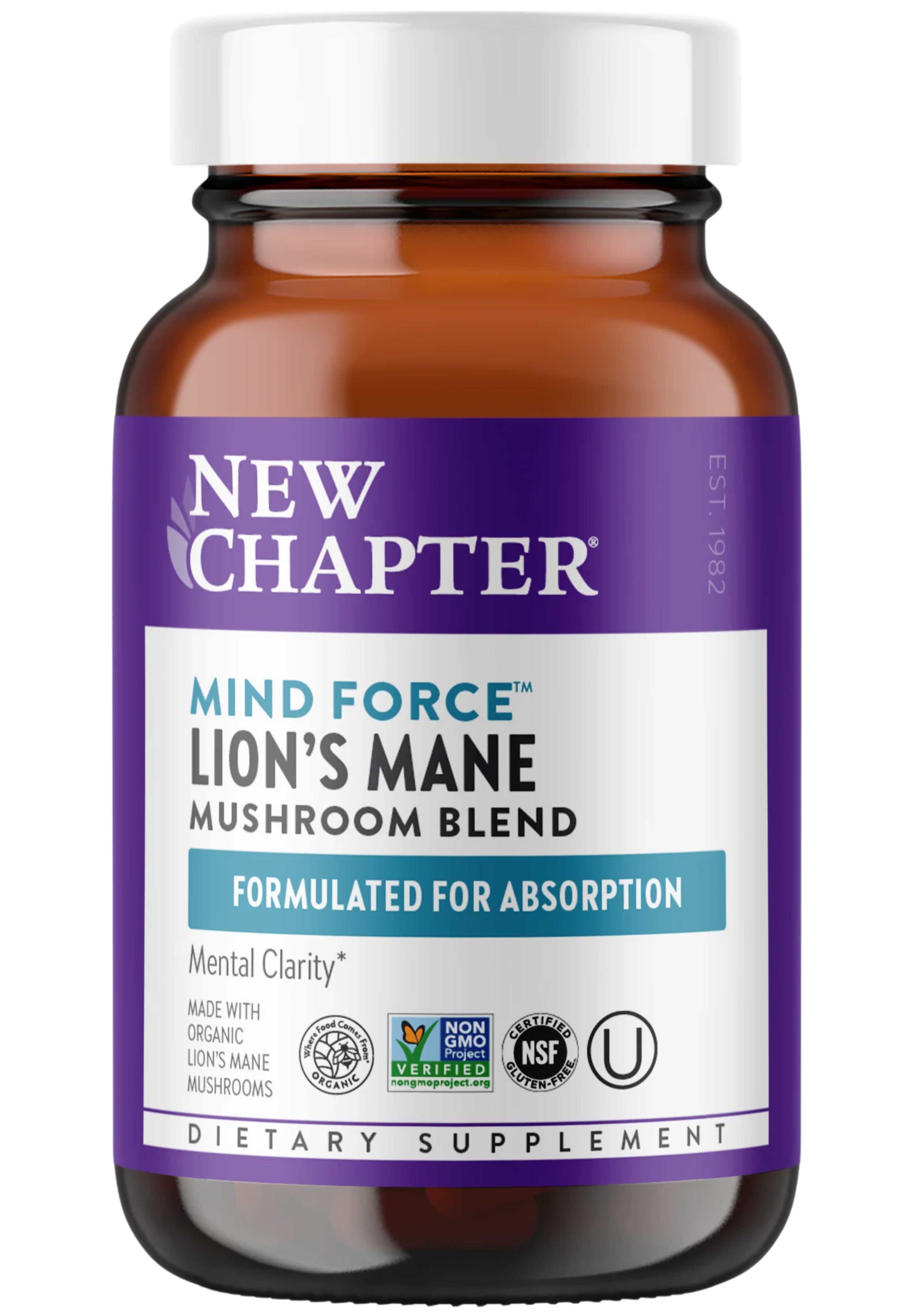 New Chapter Mind Force Lion’s Mane Mushroom Blend
