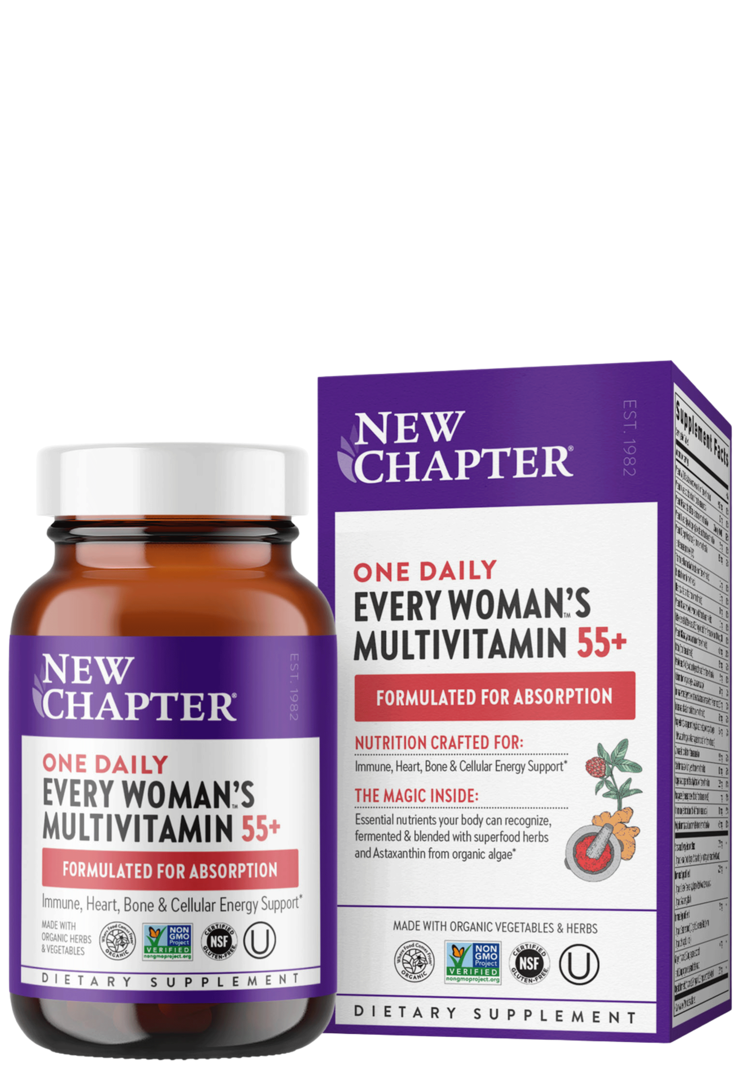 New Chapter One Daily Every Woman's Multivitamin 55+