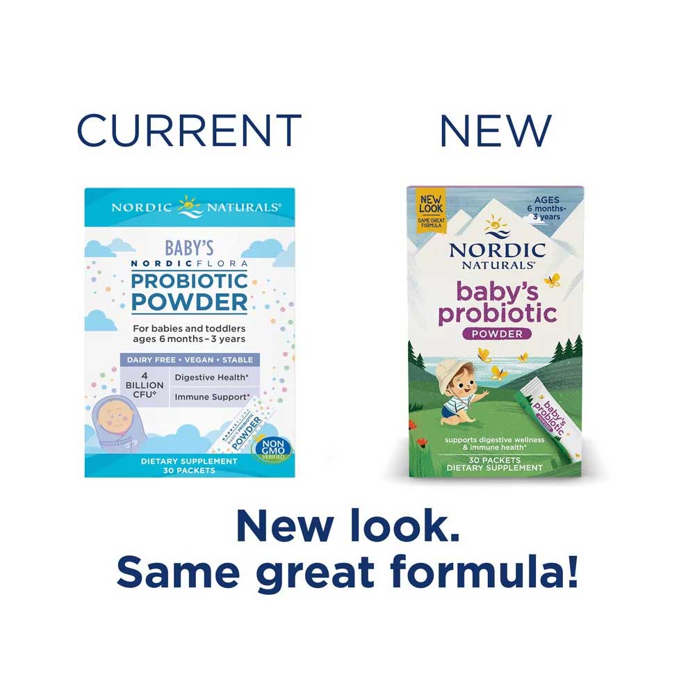 Nordic Naturals Baby's Probiotic Powder (Formerly Nordic Flora) New Look