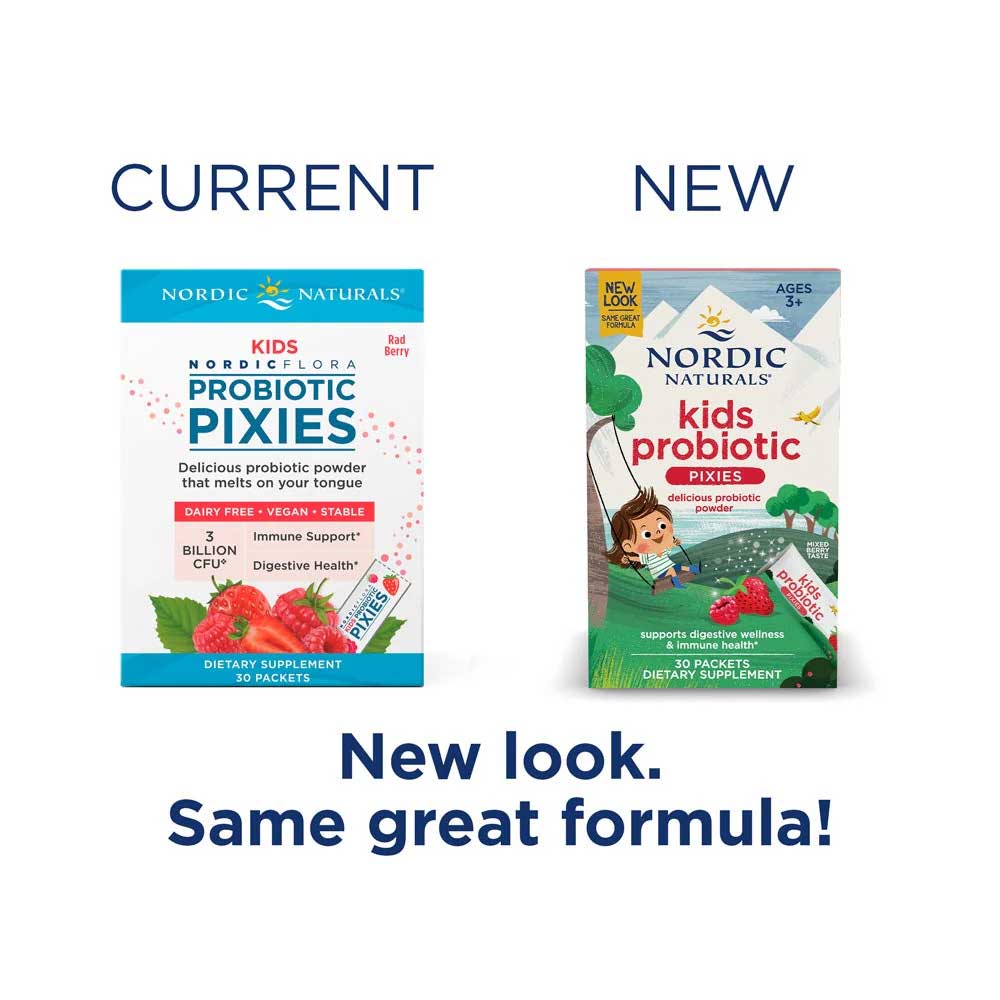 Nordic Naturals Kids Probiotic Pixies New Look