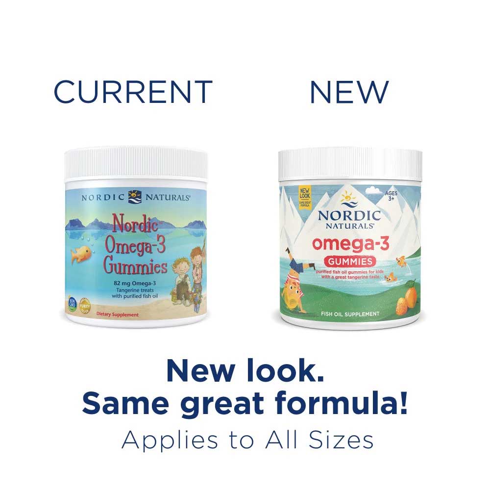 Nordic Naturals Nordic Omega-3 Gummies New Look