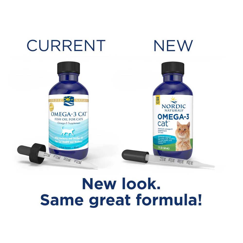 Nordic Naturals Omega-3 Cat New Look