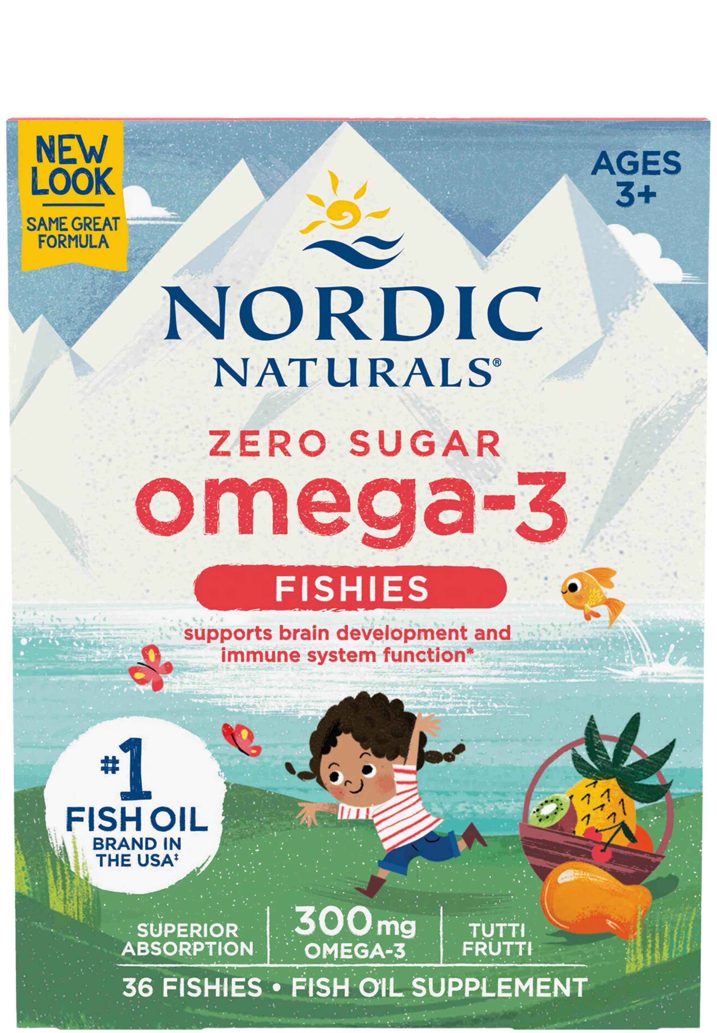 Nordic Naturals Omega-3 Fishies (Zero Sugar)