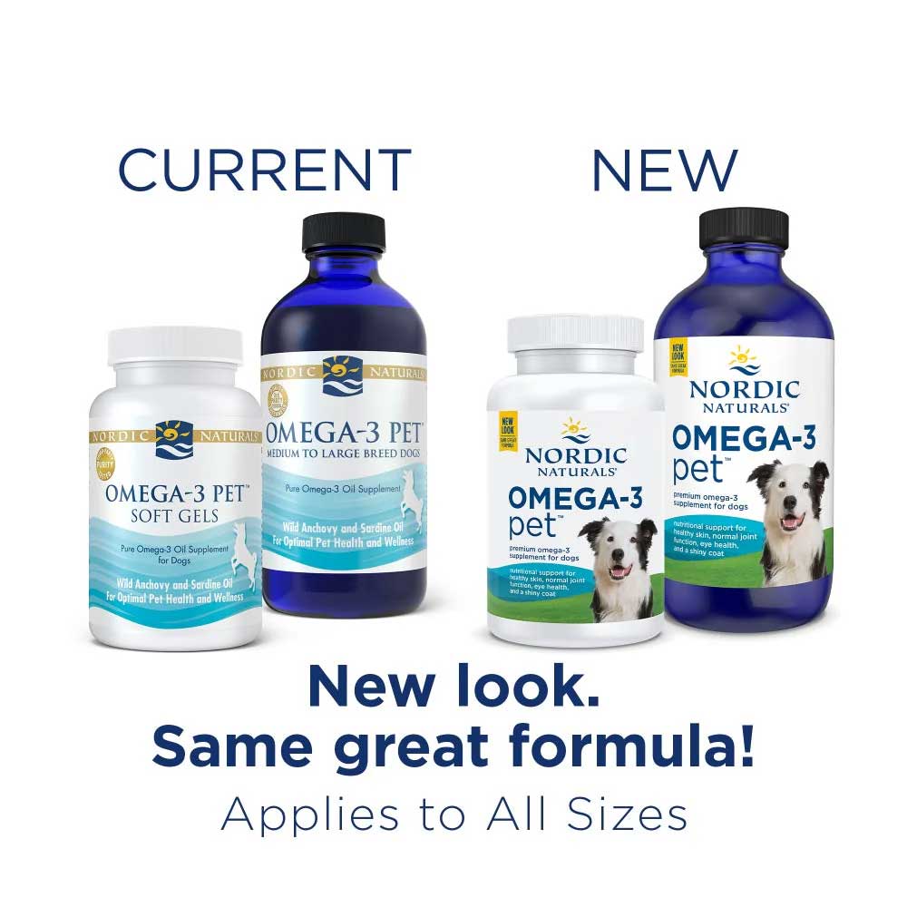 Nordic Naturals Omega-3 Pet New Look