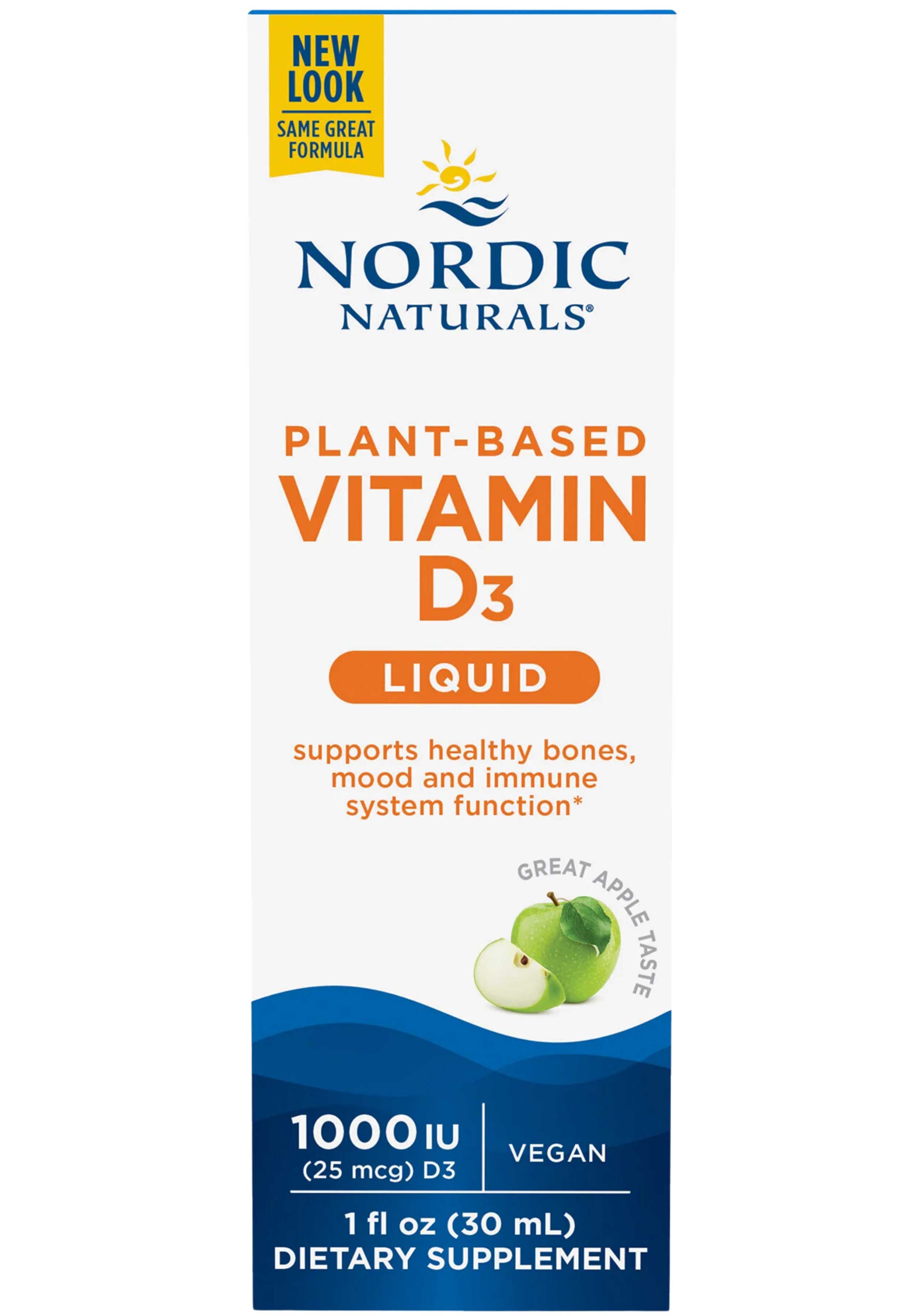 Nordic Naturals Plant-Based Vitamin D3 Liquid