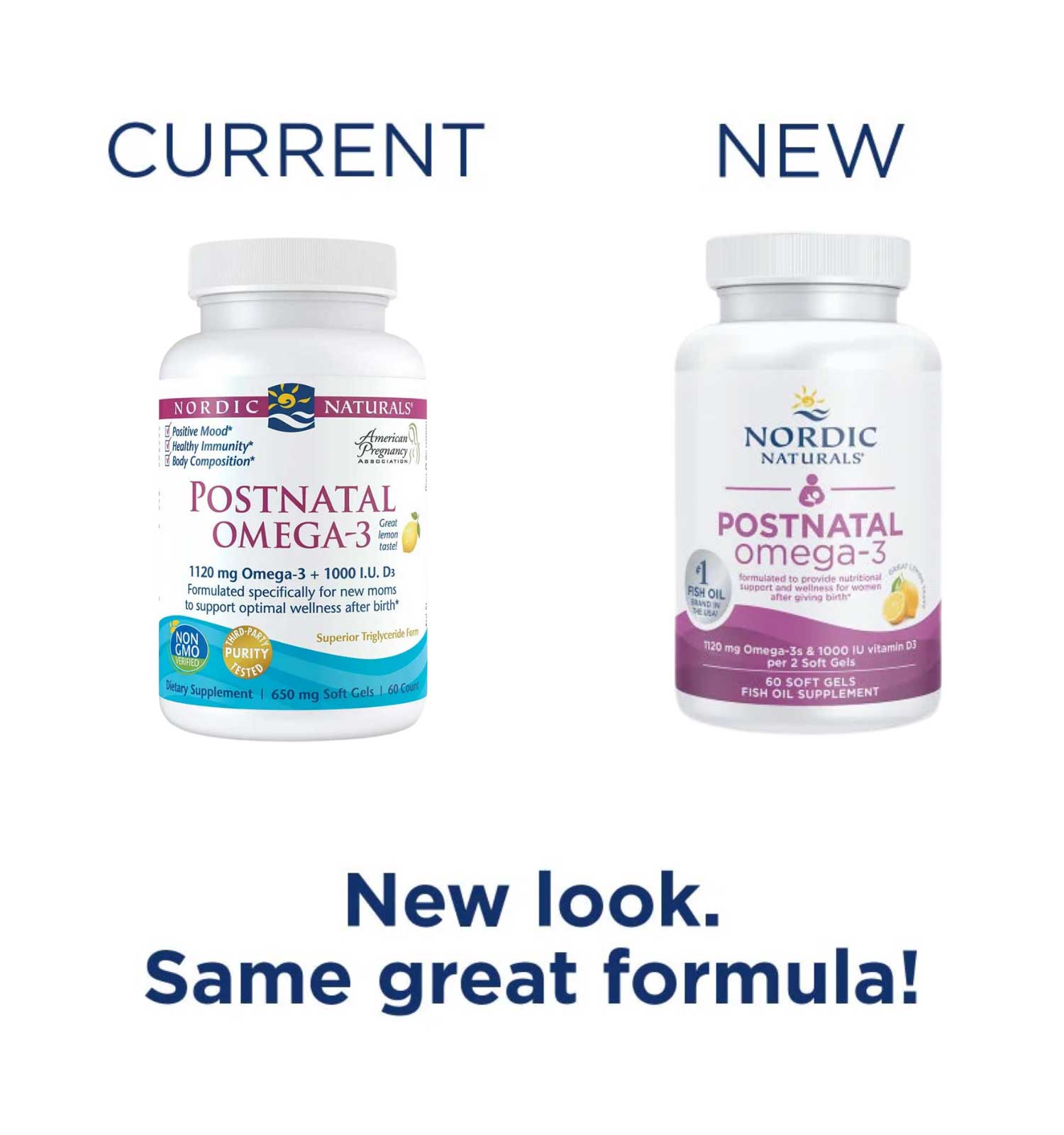 Nordic Naturals Postnatal Omega-3 New Look
